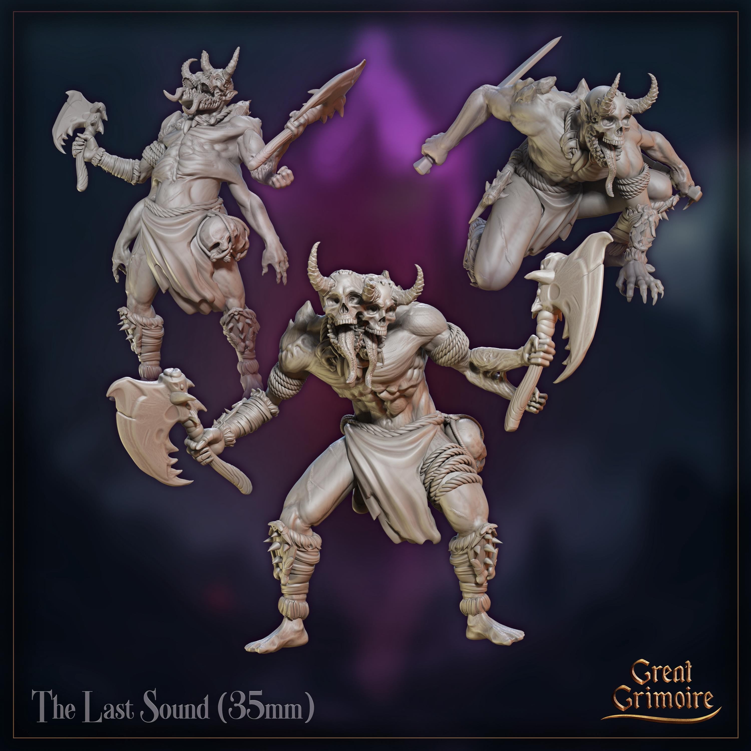 The Last Sound - 3 model bundle  in 12k - by Great Grimoire