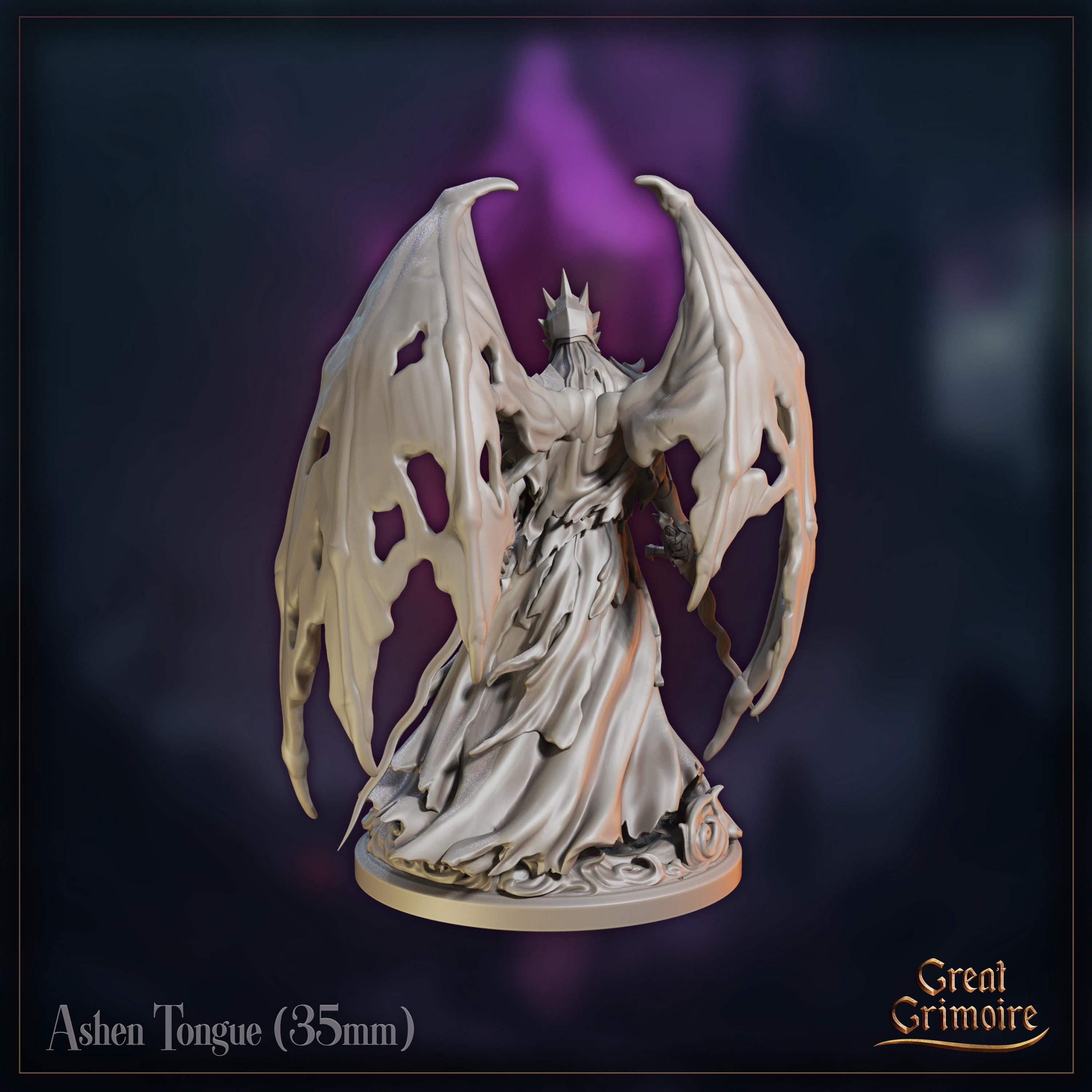 Ashen Tongue  - in 12k - by Great Grimoire