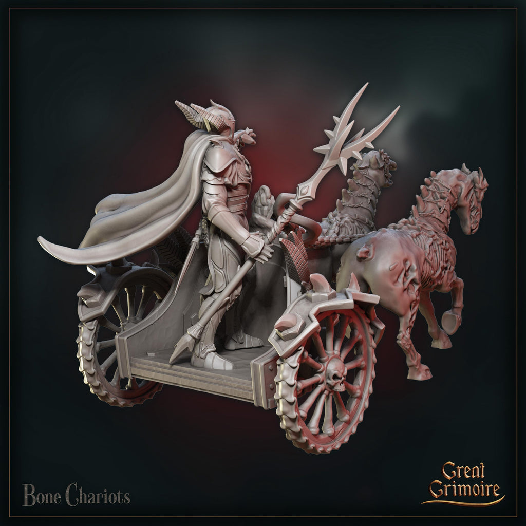 Sir Mordrek the Graveborn Bone Chariot - in 12k - by Great Grimoire