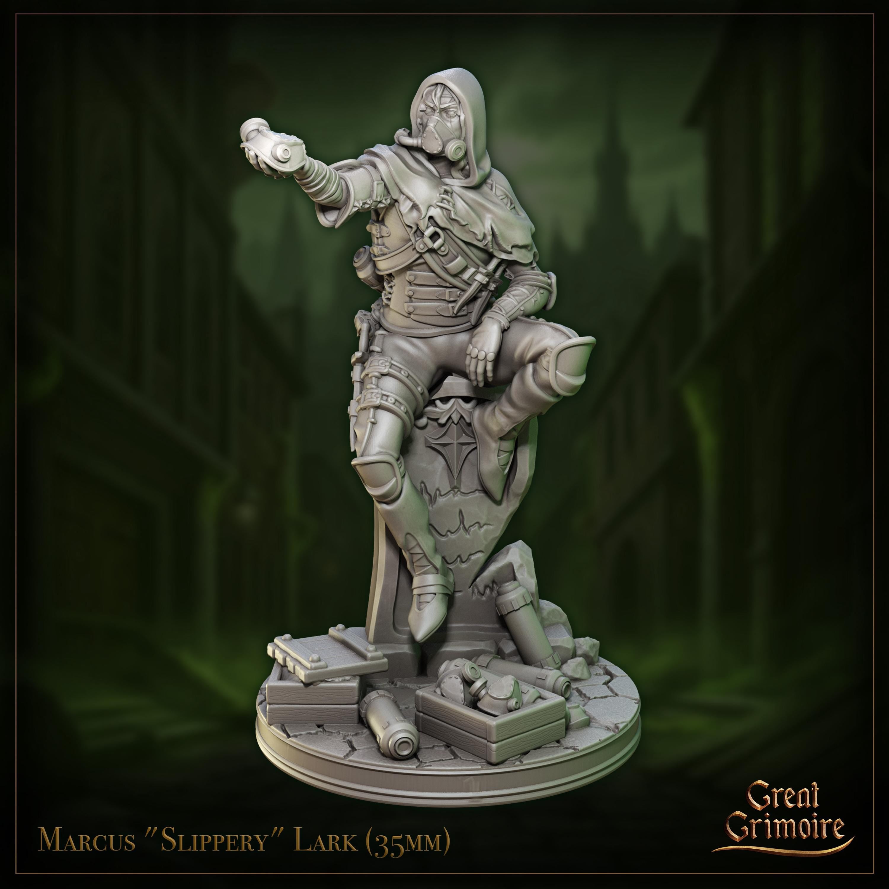 Marcus "Slippery" Lark - in 12k - by Great Grimoire