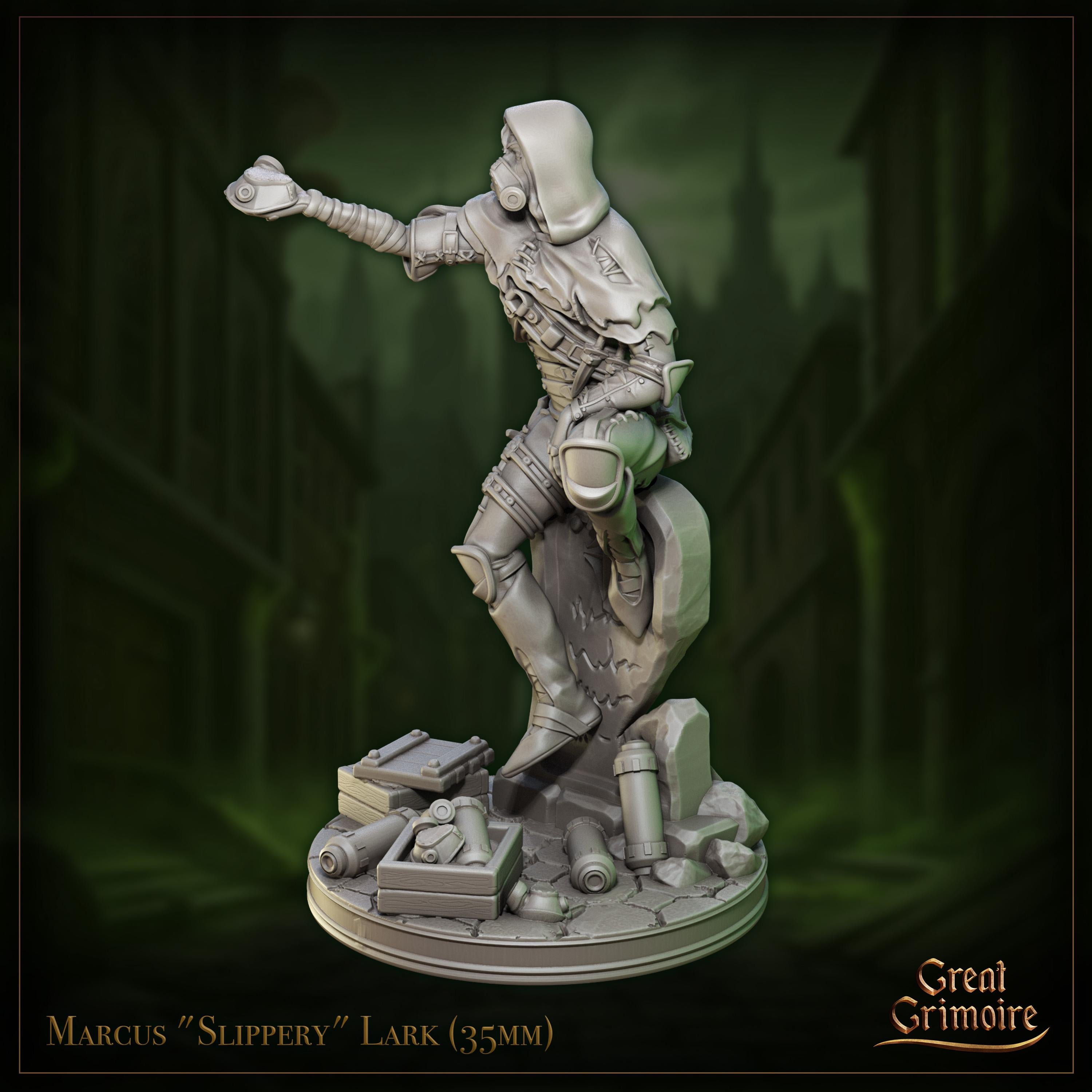 Marcus "Slippery" Lark - in 12k - by Great Grimoire