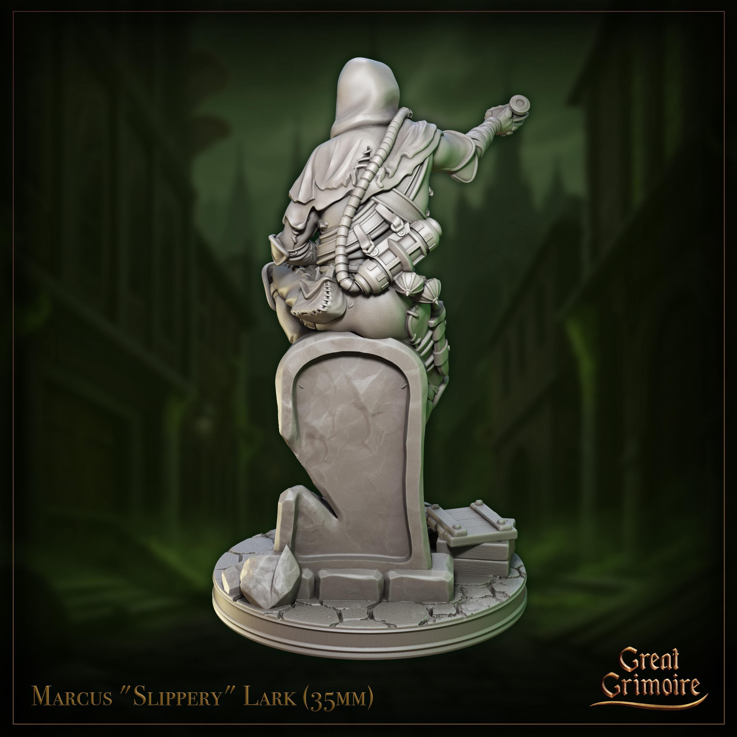 Marcus "Slippery" Lark - in 12k - by Great Grimoire