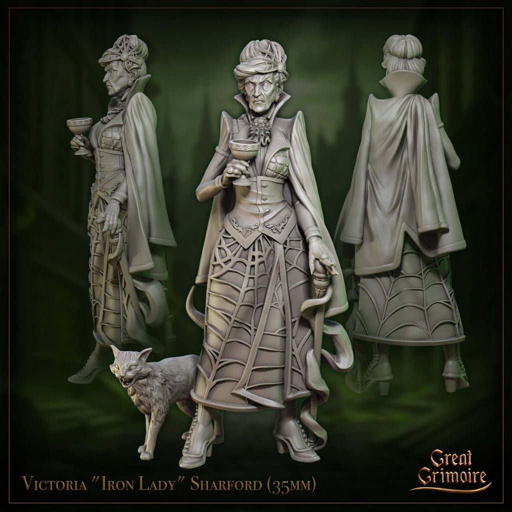 Victoria "Iron Lady" Sharford  - in 12k - by Great Grimoire