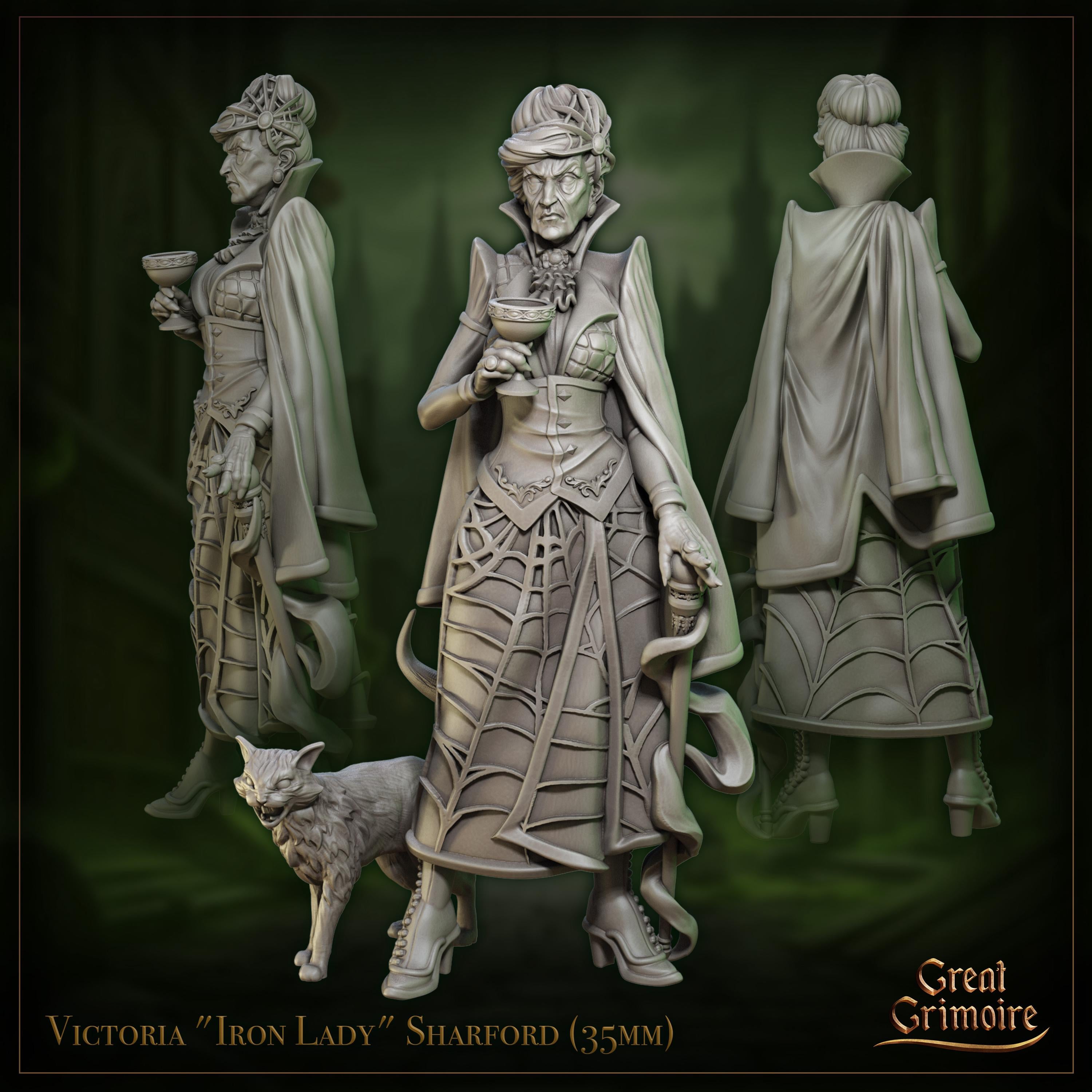 Victoria "Iron Lady" Sharford  - in 12k - by Great Grimoire