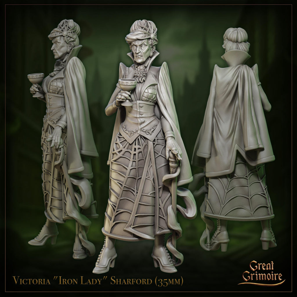 Victoria "Iron Lady" Sharford  - in 12k - by Great Grimoire