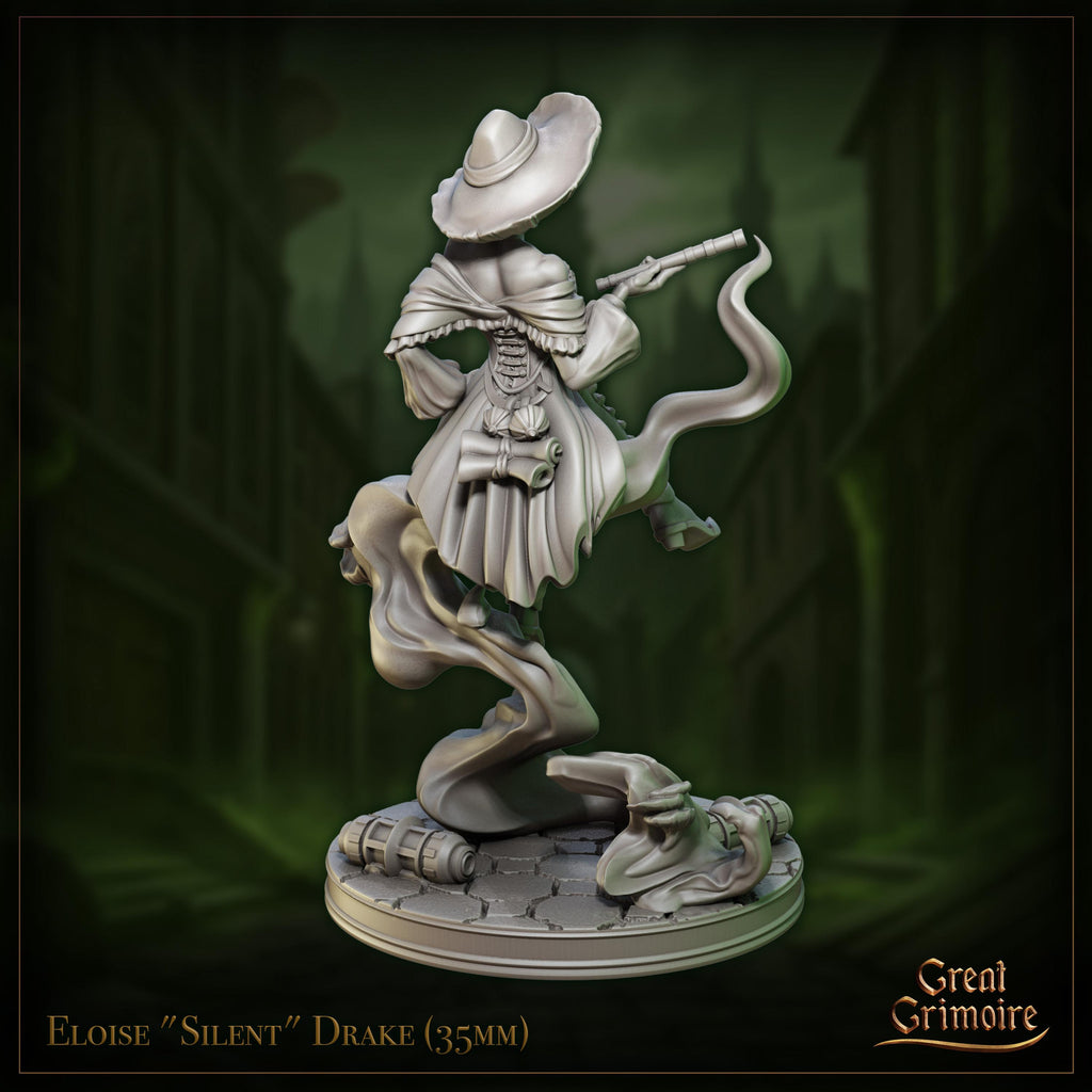 Eloise "Silent" Drake - in 12k - by Great Grimoire