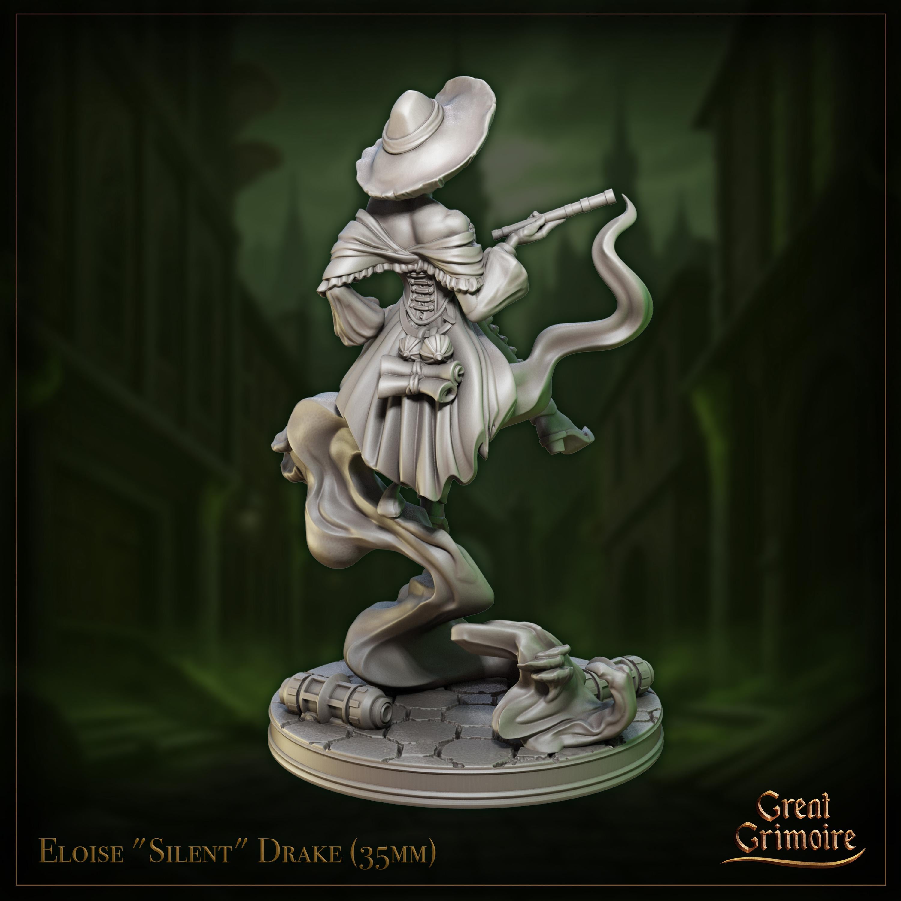 Eloise "Silent" Drake - in 12k - by Great Grimoire