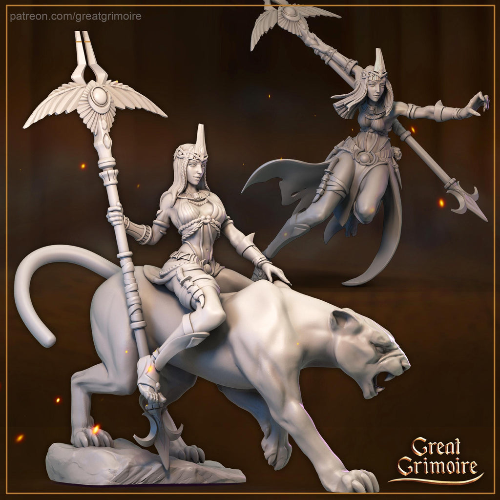 Dalia Miniature – 12k Resin Model, Grimoire Design