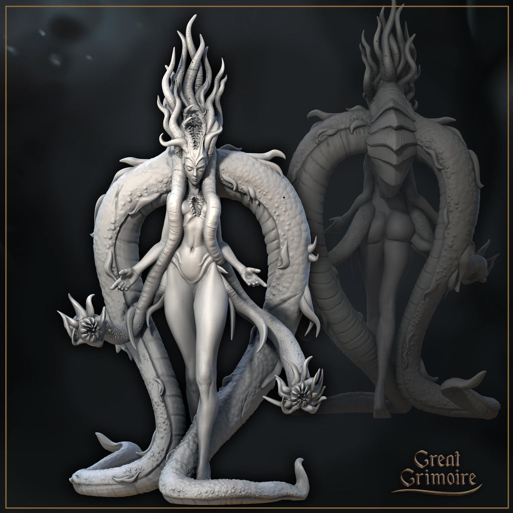Vortex Harbinger Abyss Miniature, Grimoire 12k Resin Model