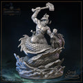 Grimoire Thor God of Thunder Miniature, 12K Resin Model