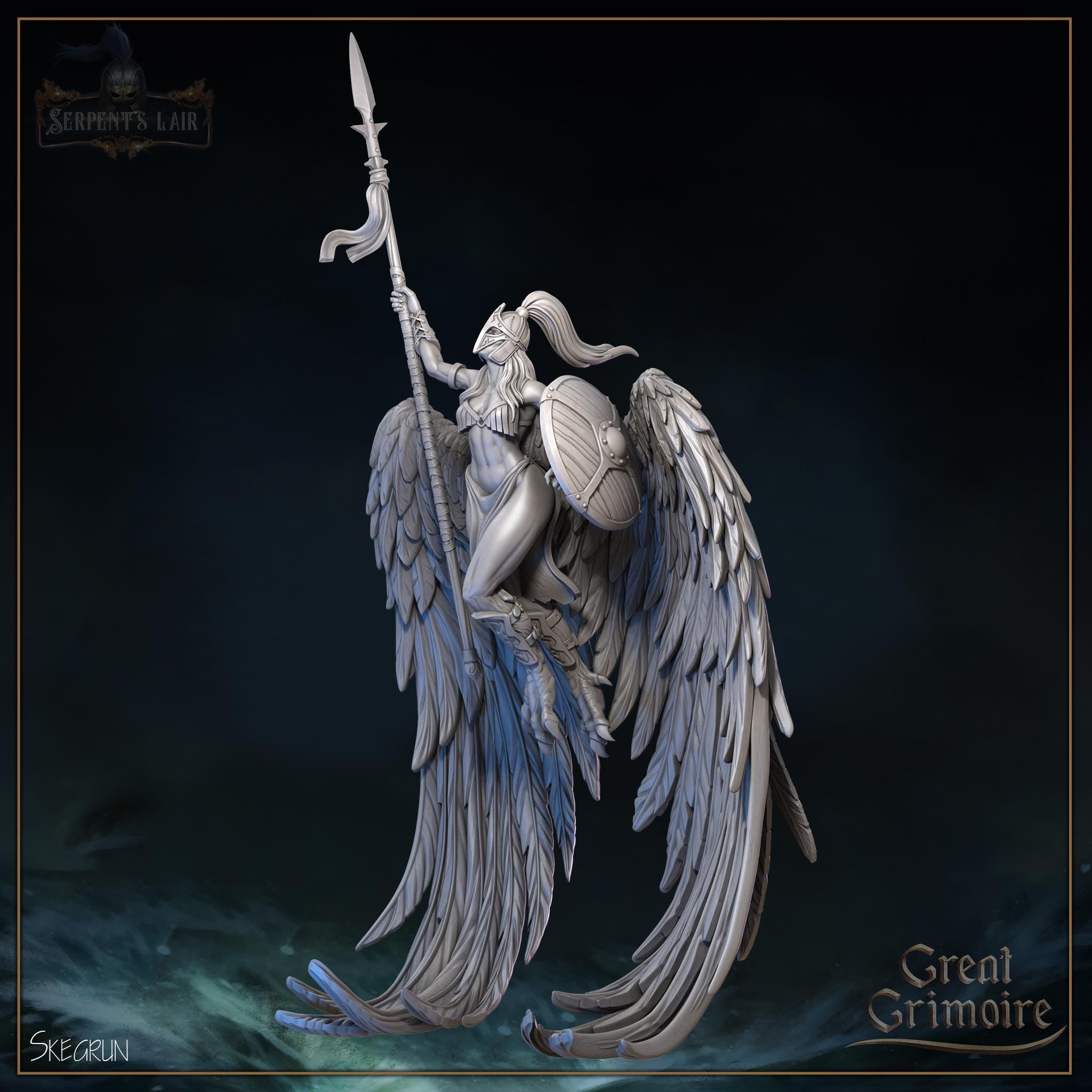 Grimoire Valkyries Miniatures, Choosers of the Slain, 12K Resin Prints