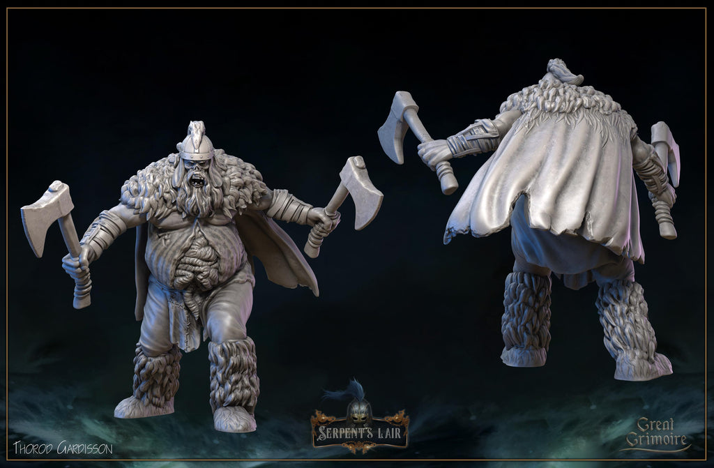 Undead Viking 5 Model Bundle – 12k Resin Miniature – Great Grimoire
