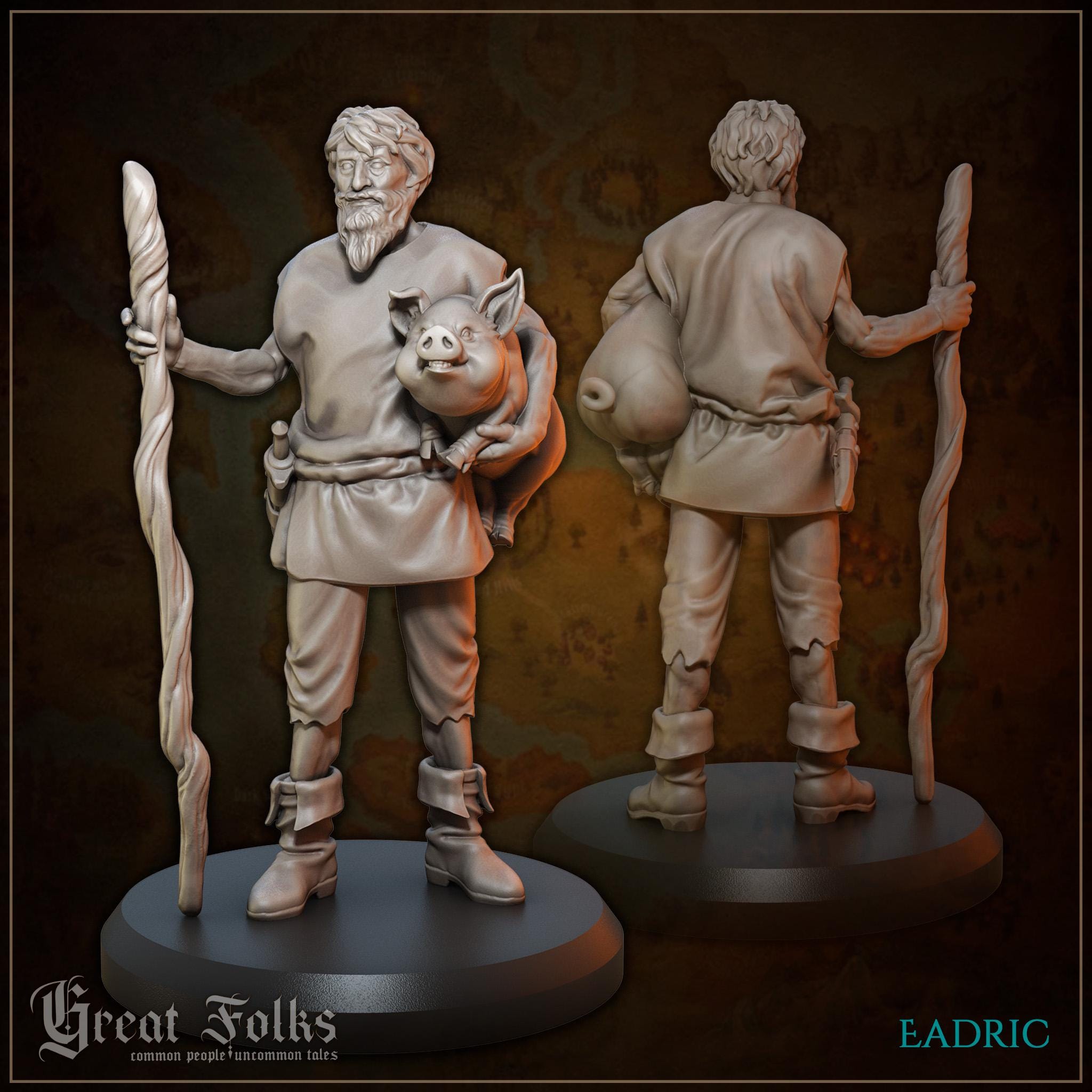 Villagers (Part 1) - 12 model bundle - in 12k - by Great Grimoire