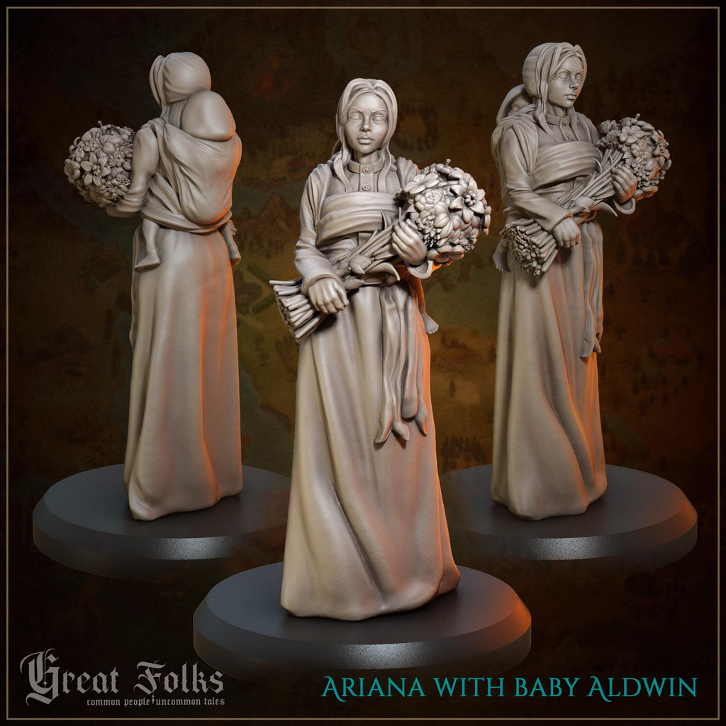 Villagers (Part 1) - 12 model bundle - in 12k - by Great Grimoire