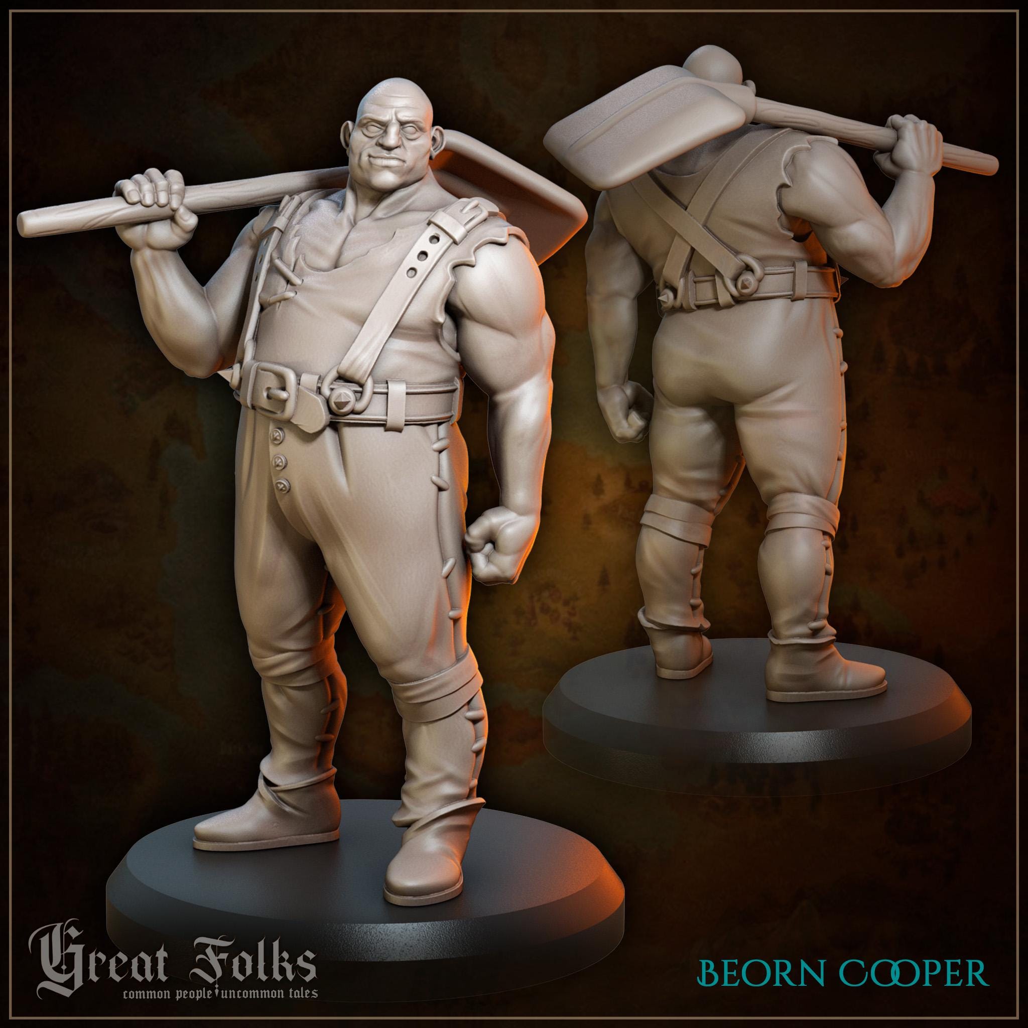 Townsfolk - 11 model bundle - in 12k - by Great Grimoire
