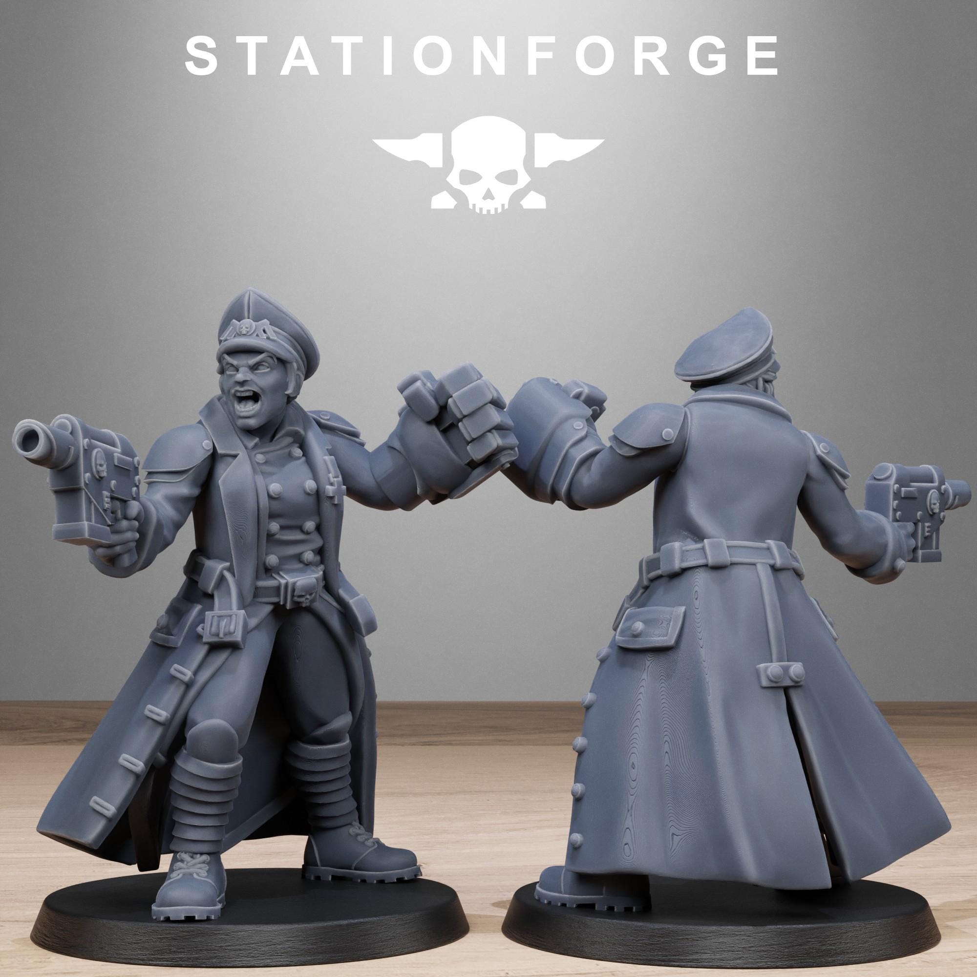 Grimguard Steel Sisters  10 models - in 12k -  by Station Forge