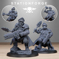 GrimGuard Lieutenant  2 Modular models - in 12k - - by Station Forge