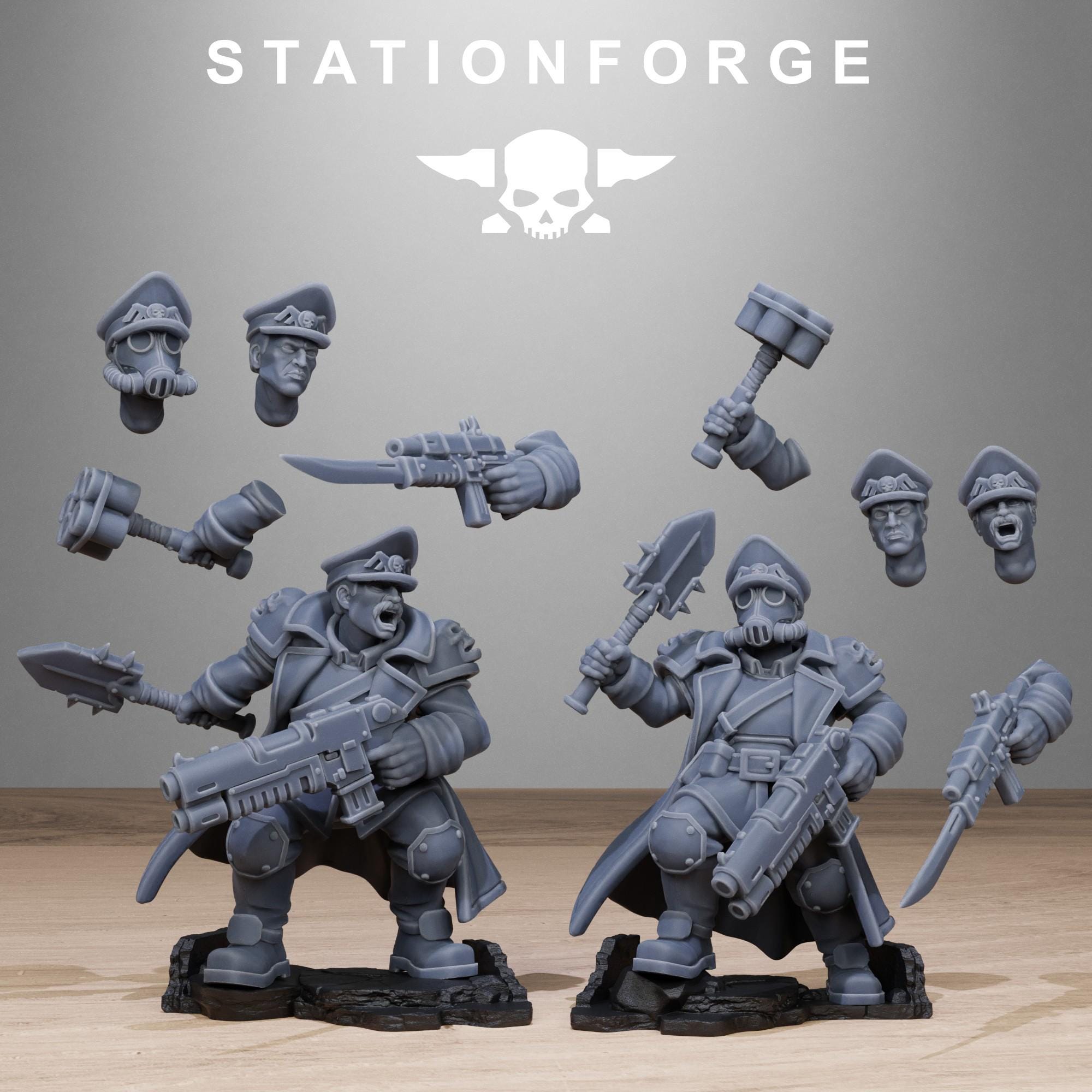 GrimGuard Lieutenant  2 Modular models - in 12k - - by Station Forge