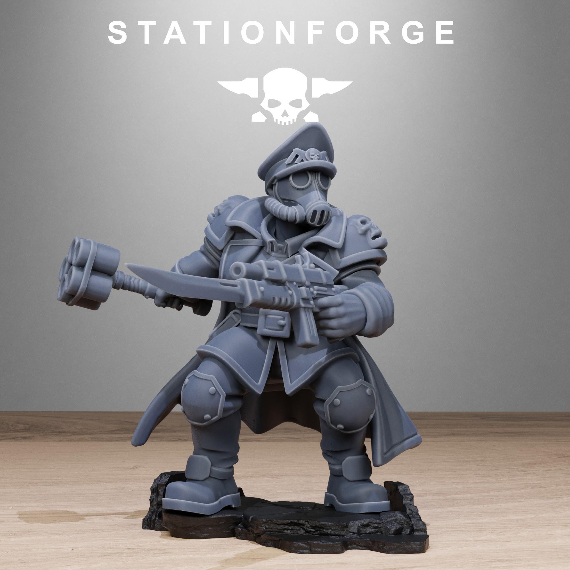 GrimGuard Lieutenant  2 Modular models - in 12k - - by Station Forge
