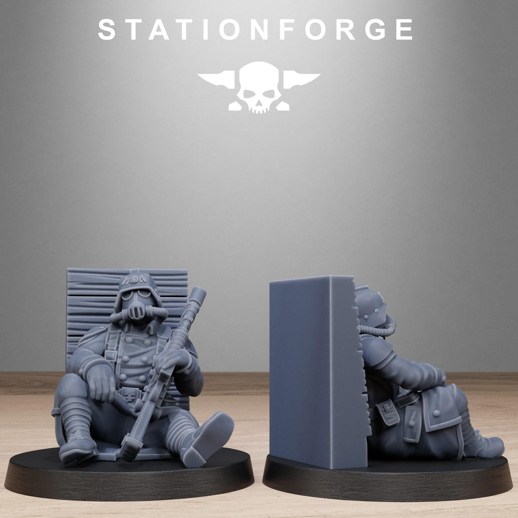 GrimGuard Battlefront 10 models - in 12k - Station Forge