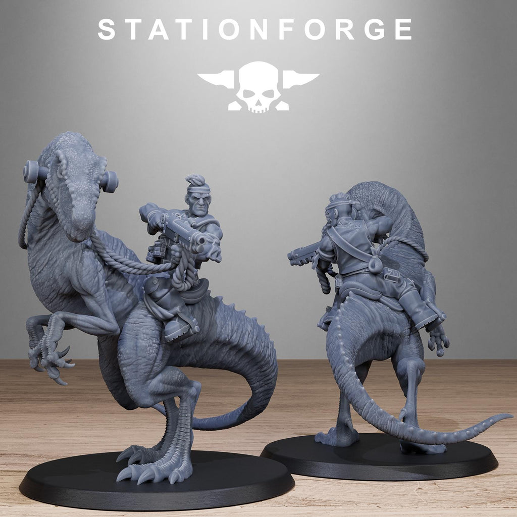 GG Jungle Raptors 10 Models - in 12k -  by Station Forge