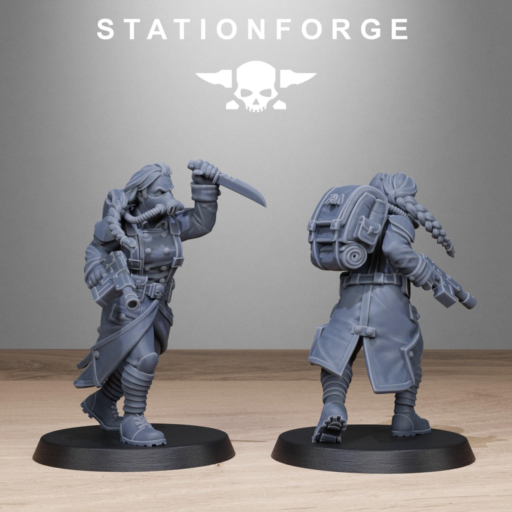 Grimguard Sisters 10 models - in 12k - Station Forge