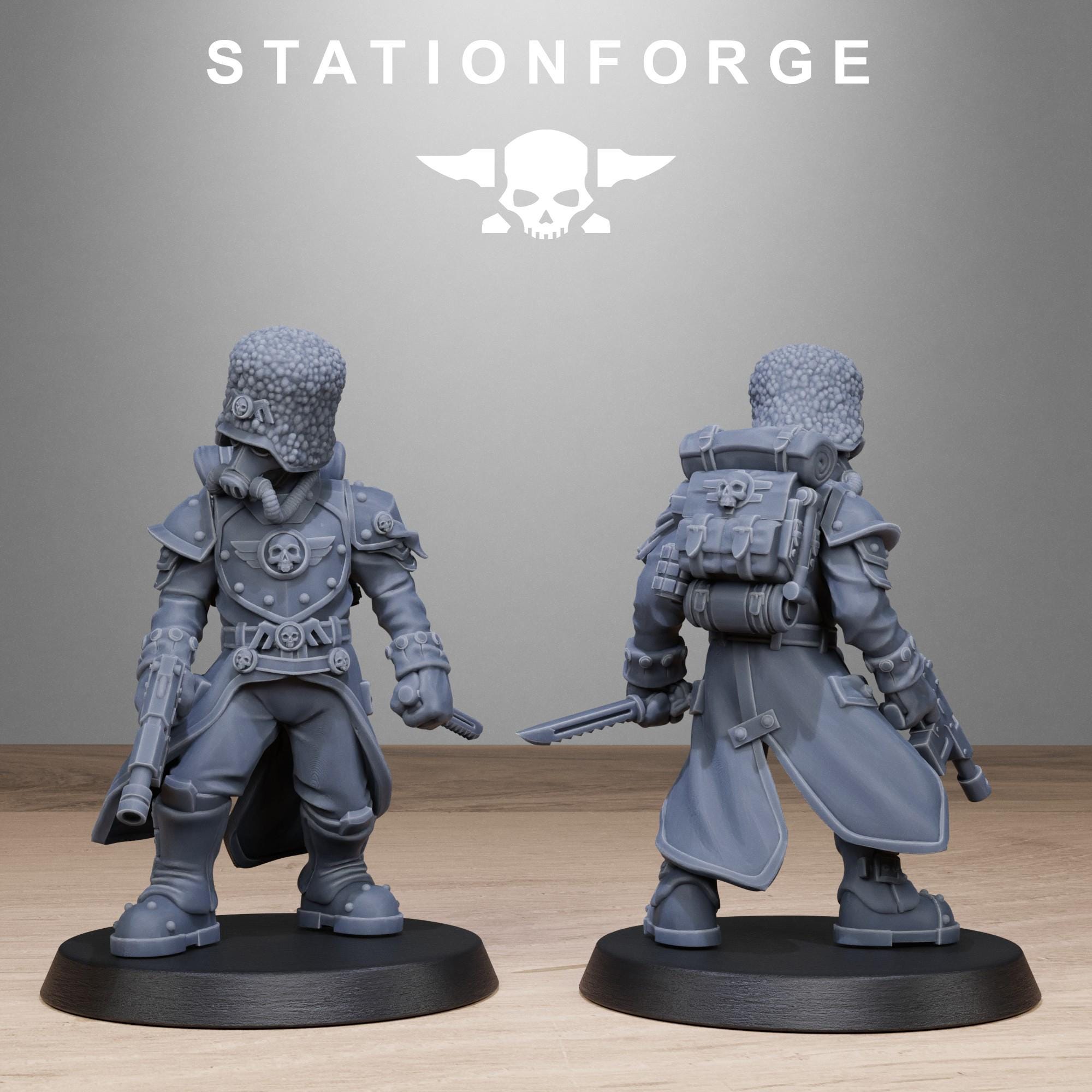 Grimguard Royals 10 models  - in 12k - by Station Forge