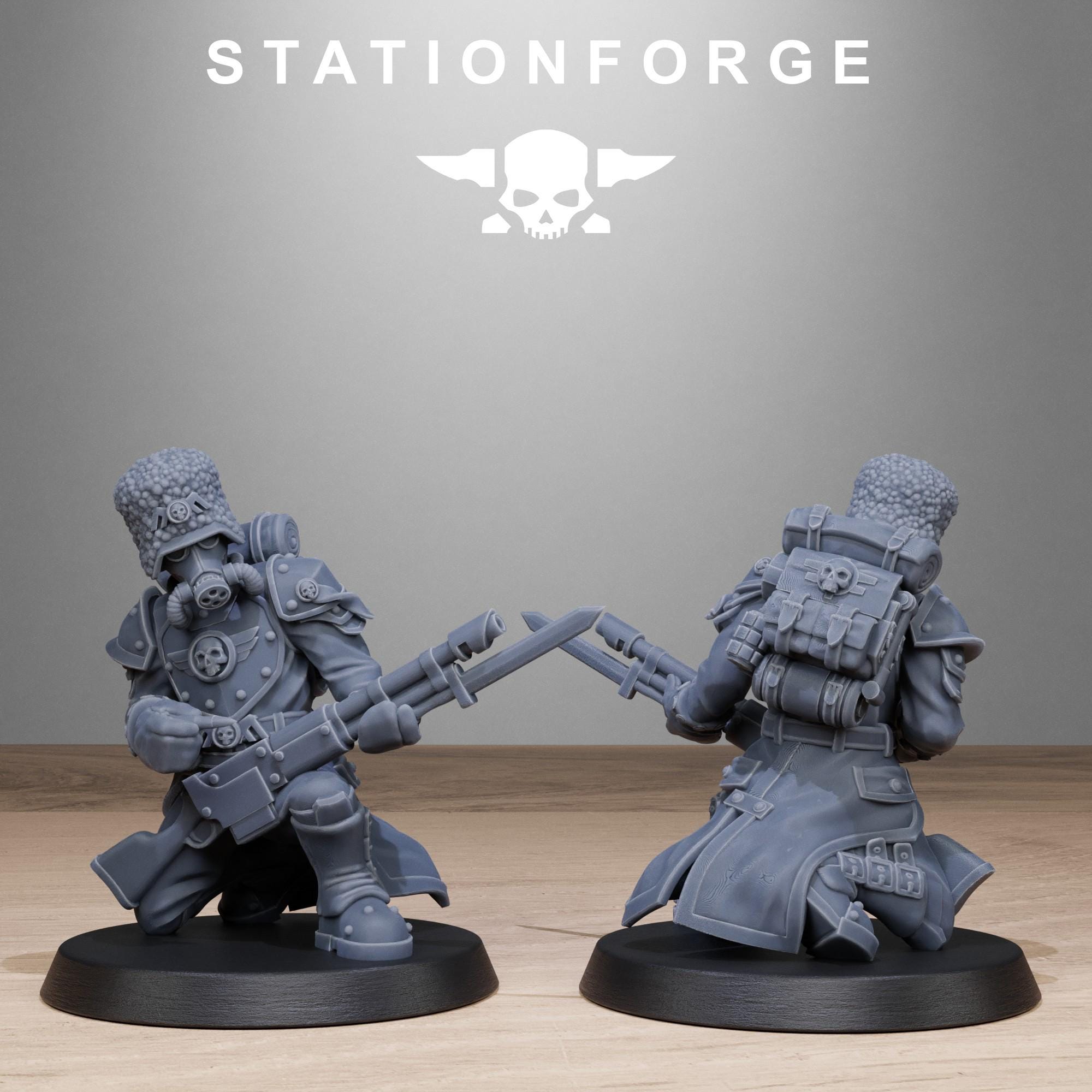 Grimguard Royals 10 models  - in 12k - by Station Forge
