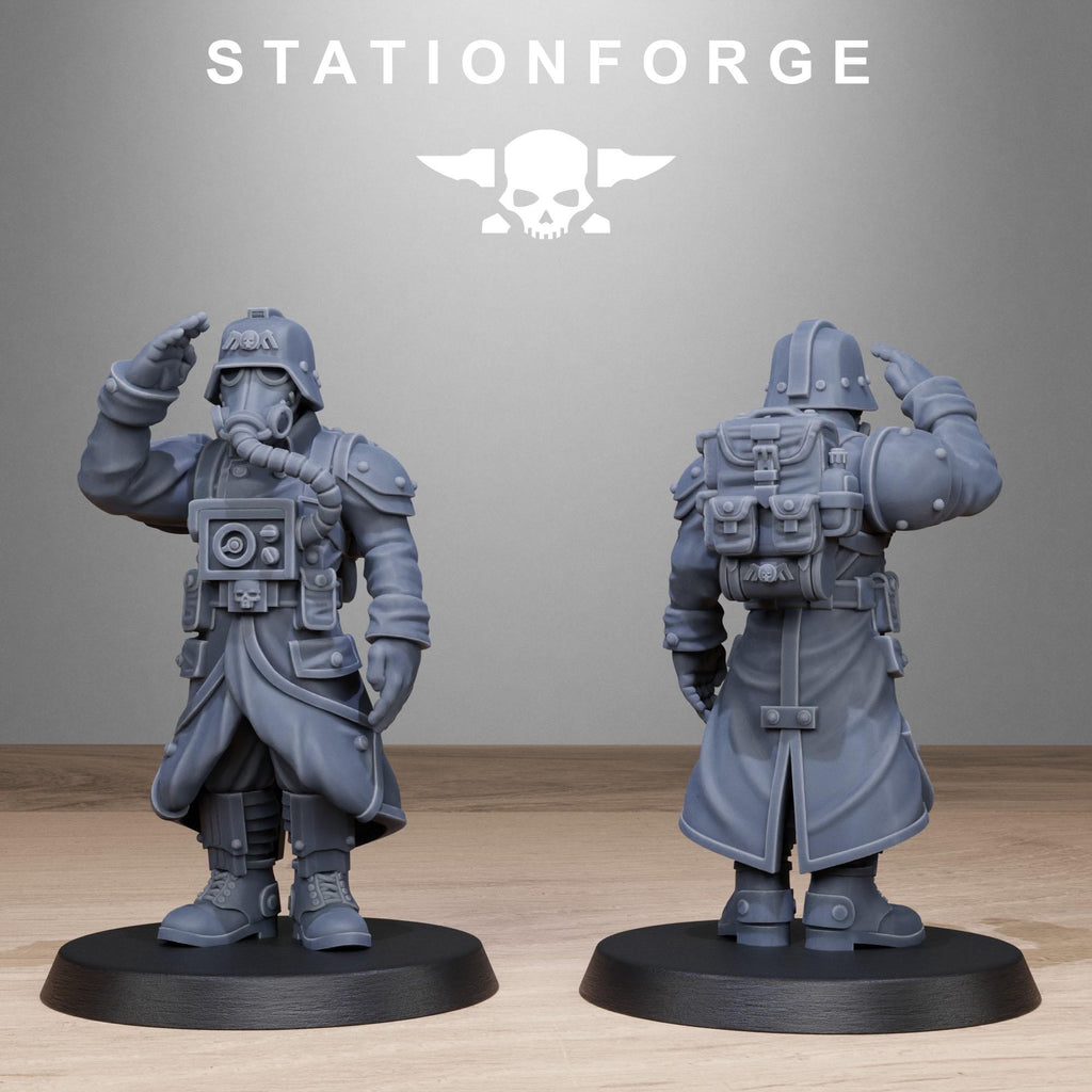 Grimguard Vigils 10 Models  - in 12k - by Station Forge