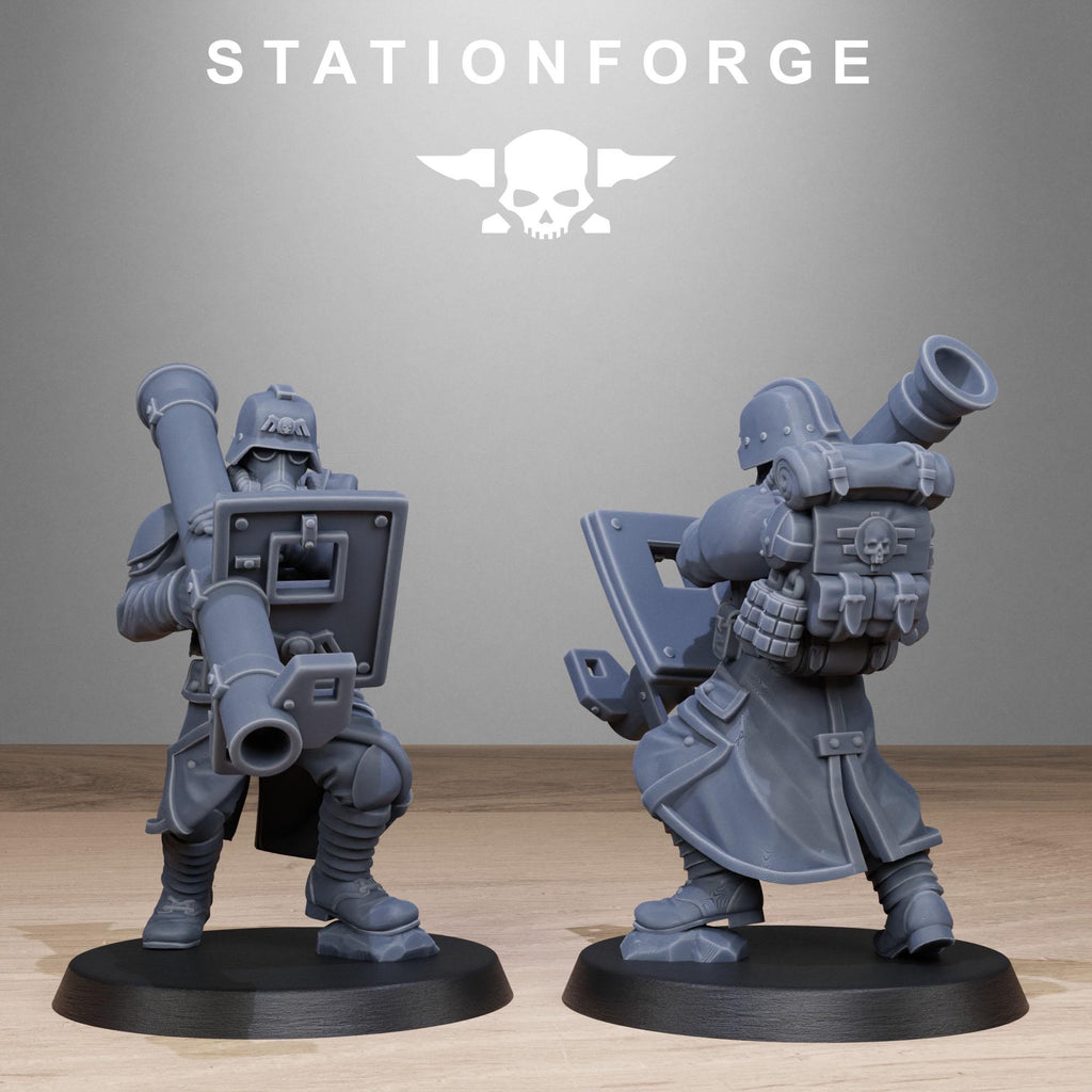 Grimguard Rocketeers 10 models - in 12k by Station Forge
