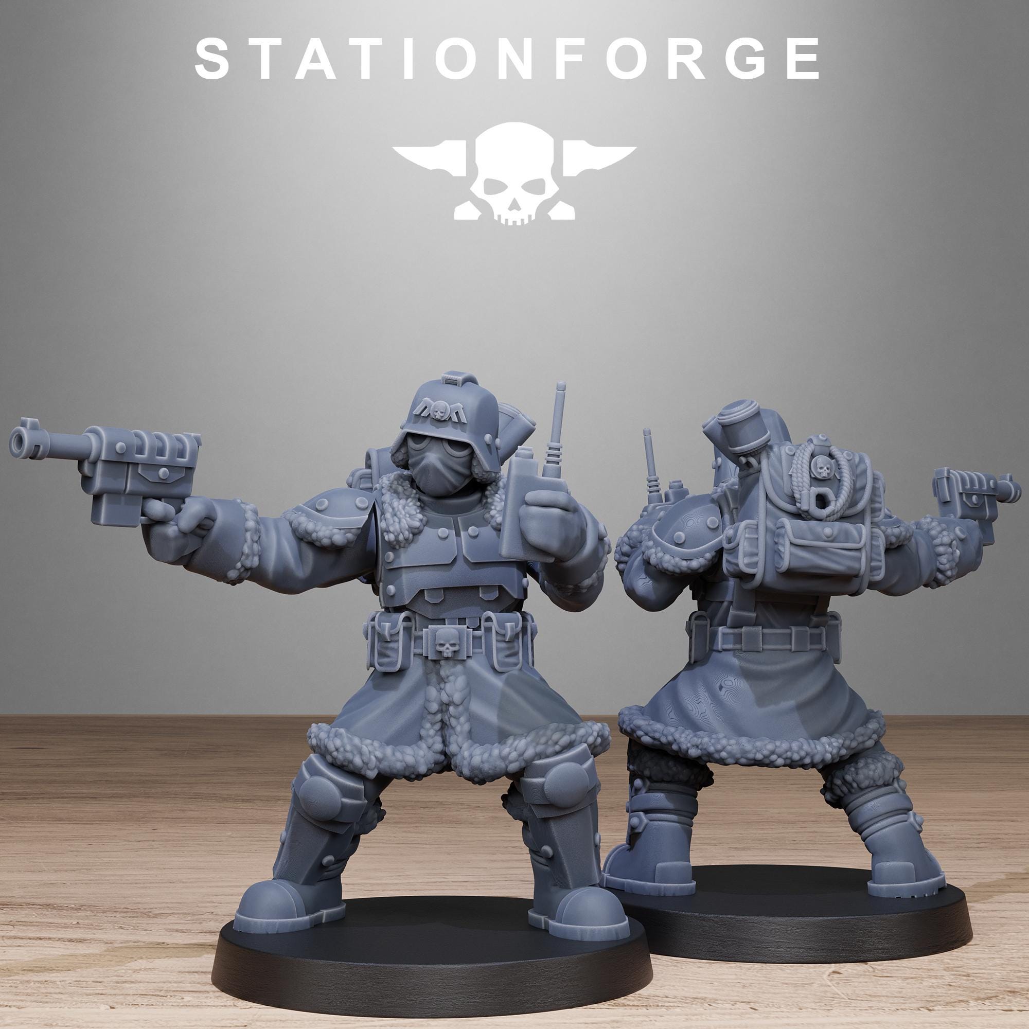 GrimGuard Frostwatch Patrol 10 models - in 12k - by Station Forge