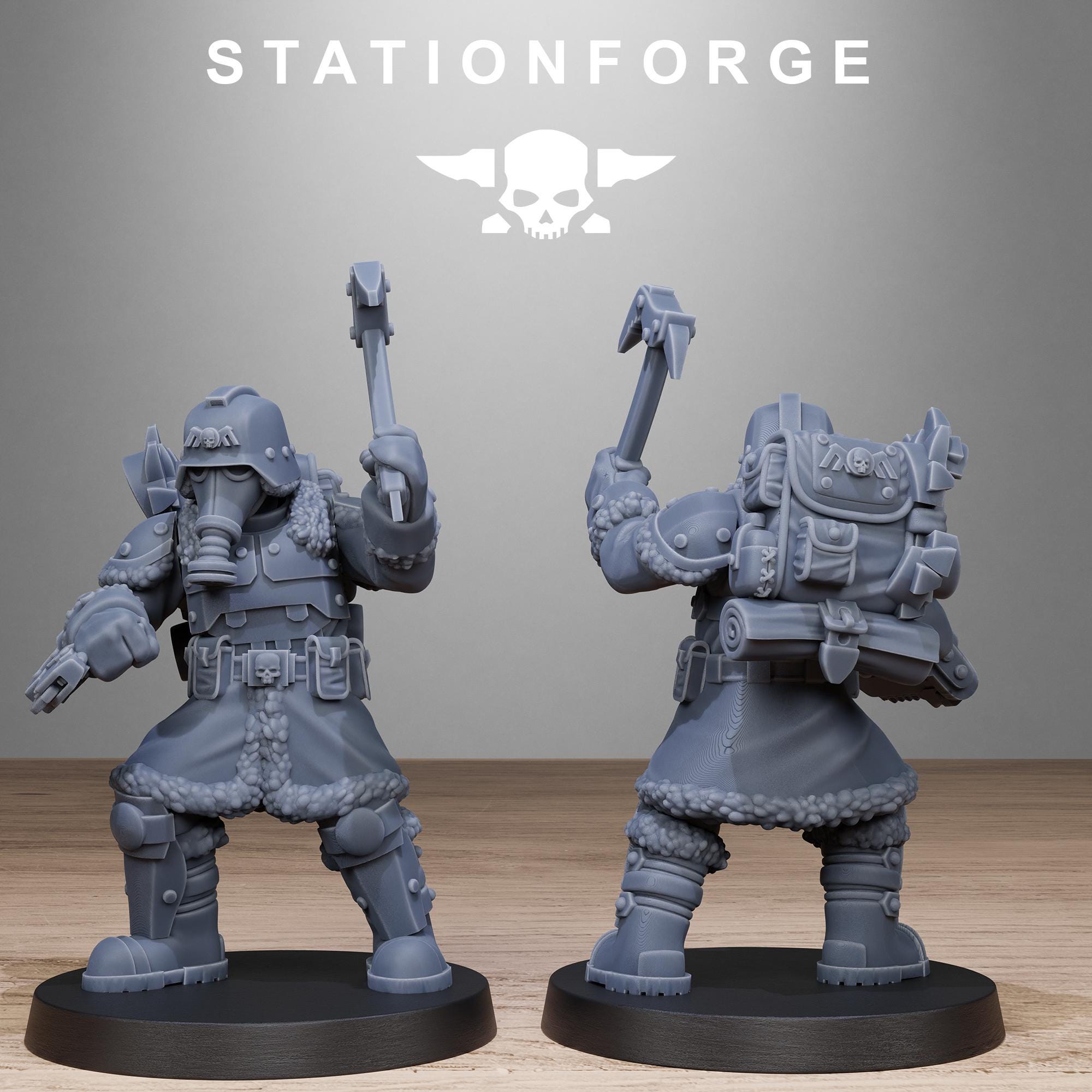 GrimGuard Frostwatch Patrol 10 models - in 12k - by Station Forge