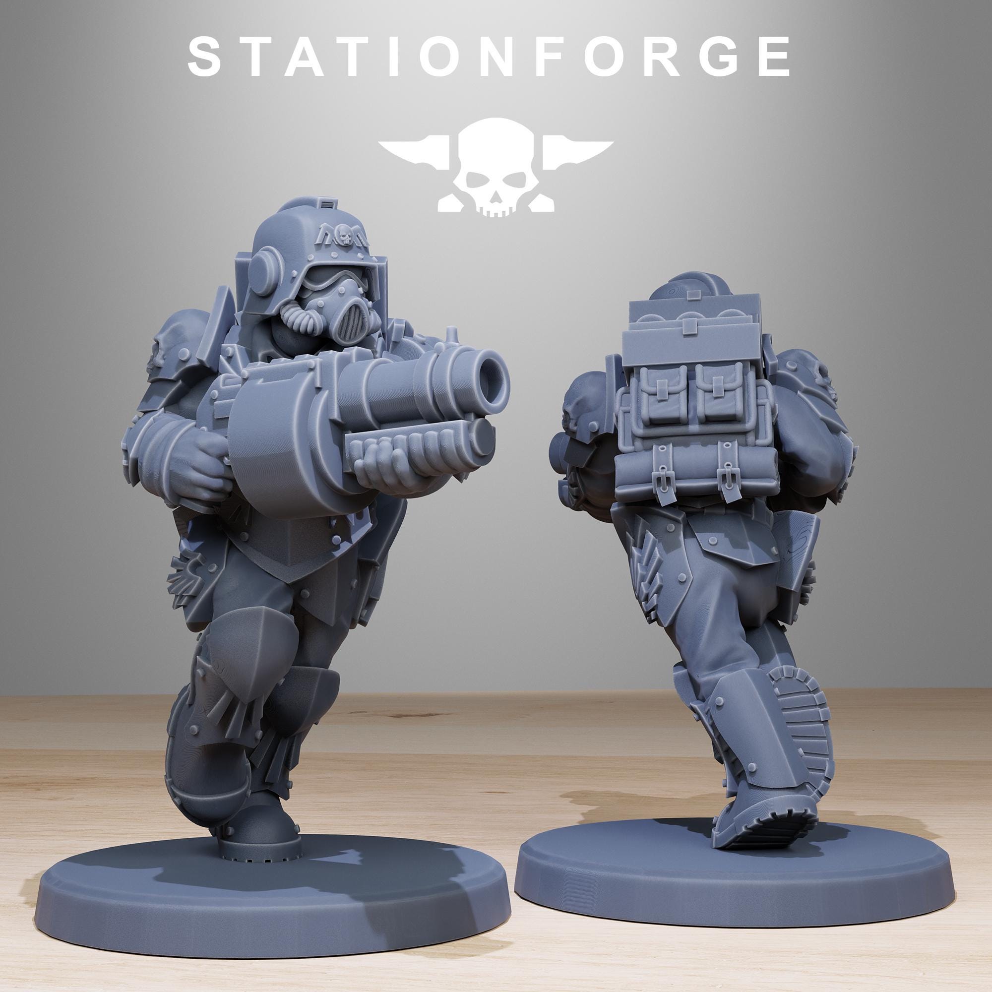 GrimGuard Elites 12 Models - in 12k - by Station Forge