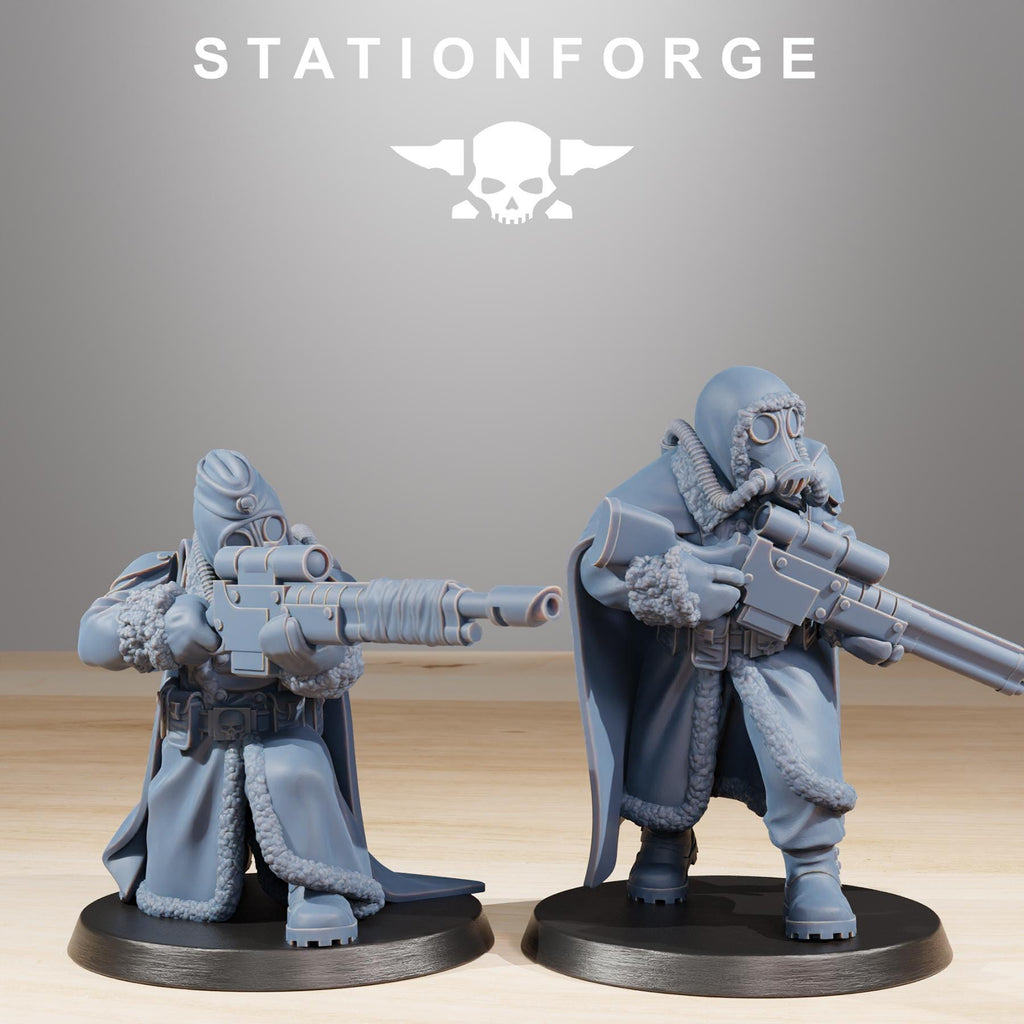 GrimGuard Frostwatch Marksmen 10 models - in 12k  - by Station Forge