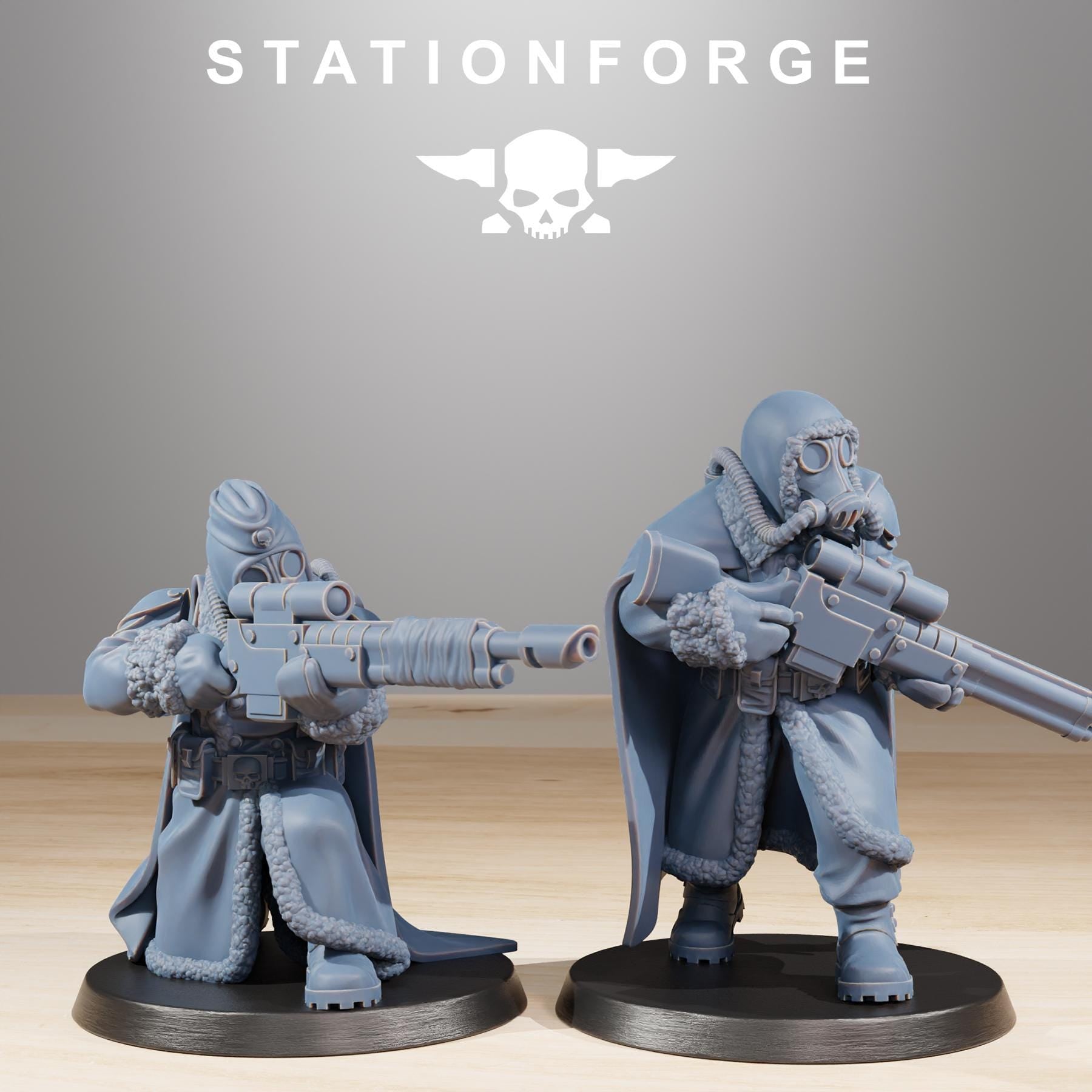 GrimGuard Frostwatch Marksmen 10 models - in 12k  - by Station Forge