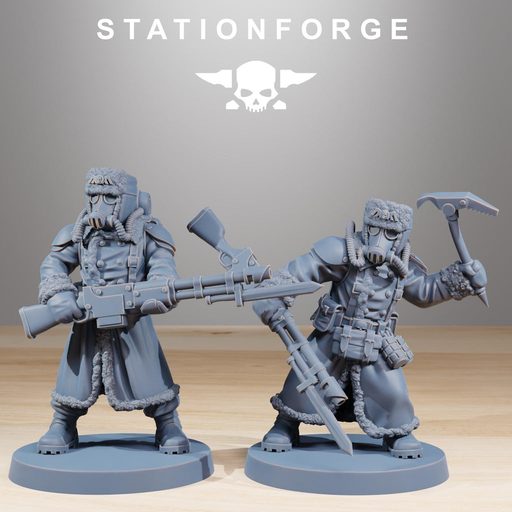 Grimguard Frostwatch  10 models - in 12k - by Station Forge