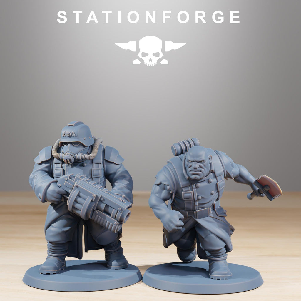 GrimGuard Mutants 10 Models - in 12k- by Station Forge