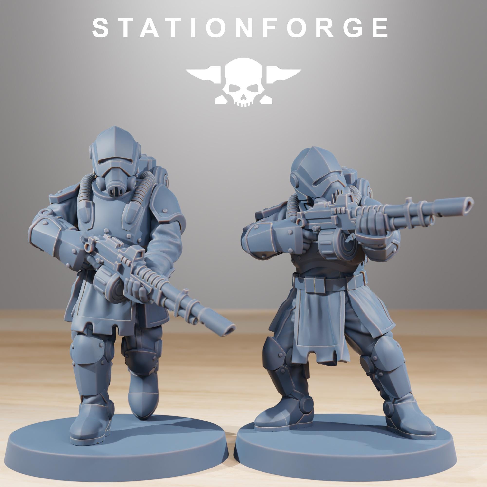 RoyalGuard Infantry 10 models - in 12k -  by Station Forge