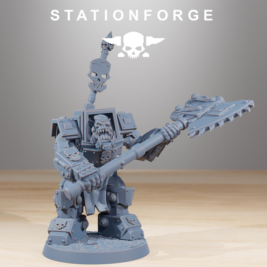 Orkaz Infantry 11 Models - in 12k - by Station Forge