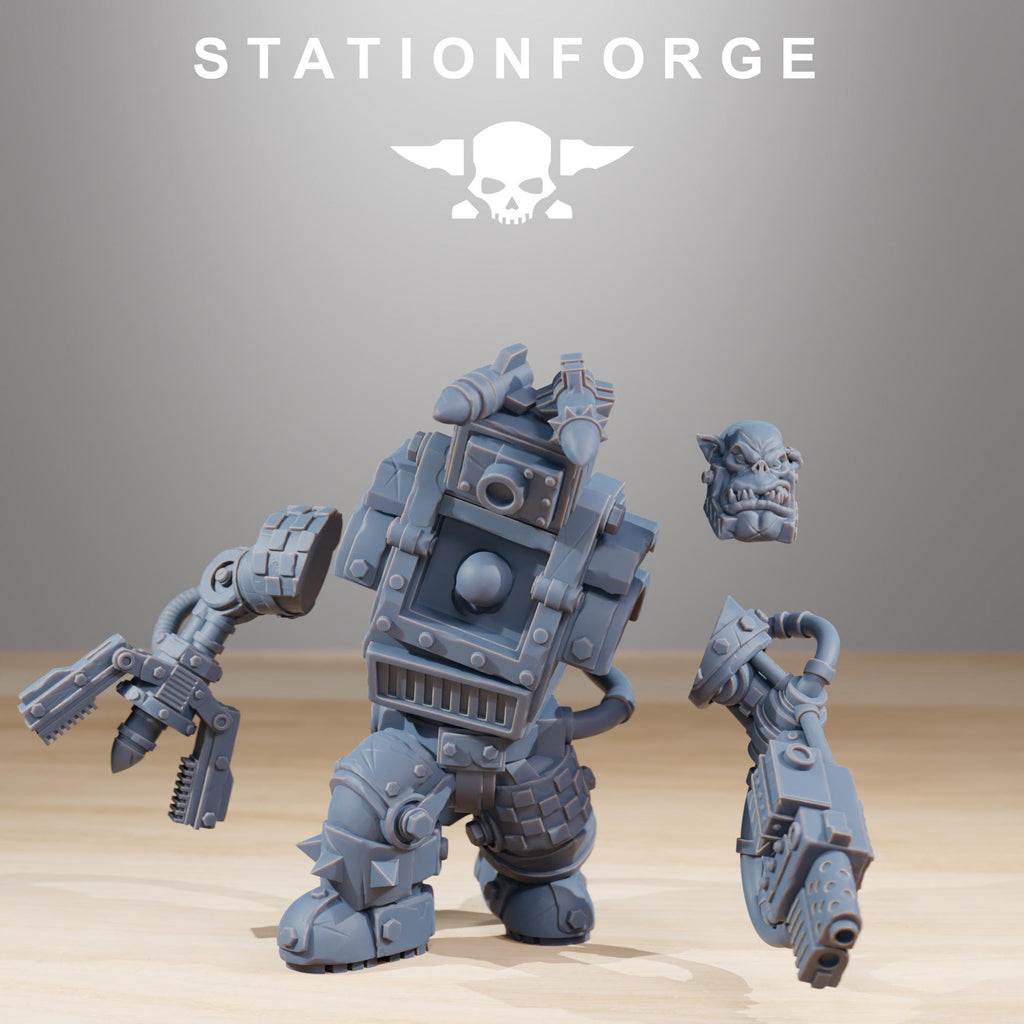 Orkaz Steelbrutes  10 Models - in 12k - by Station Forge