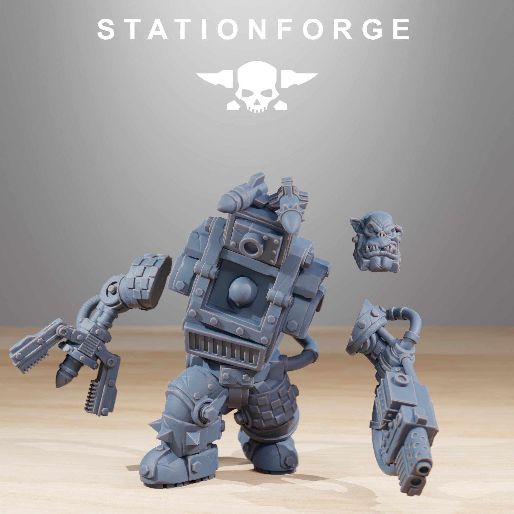 Orkaz Steelbrutes  10 Models - in 12k - by Station Forge