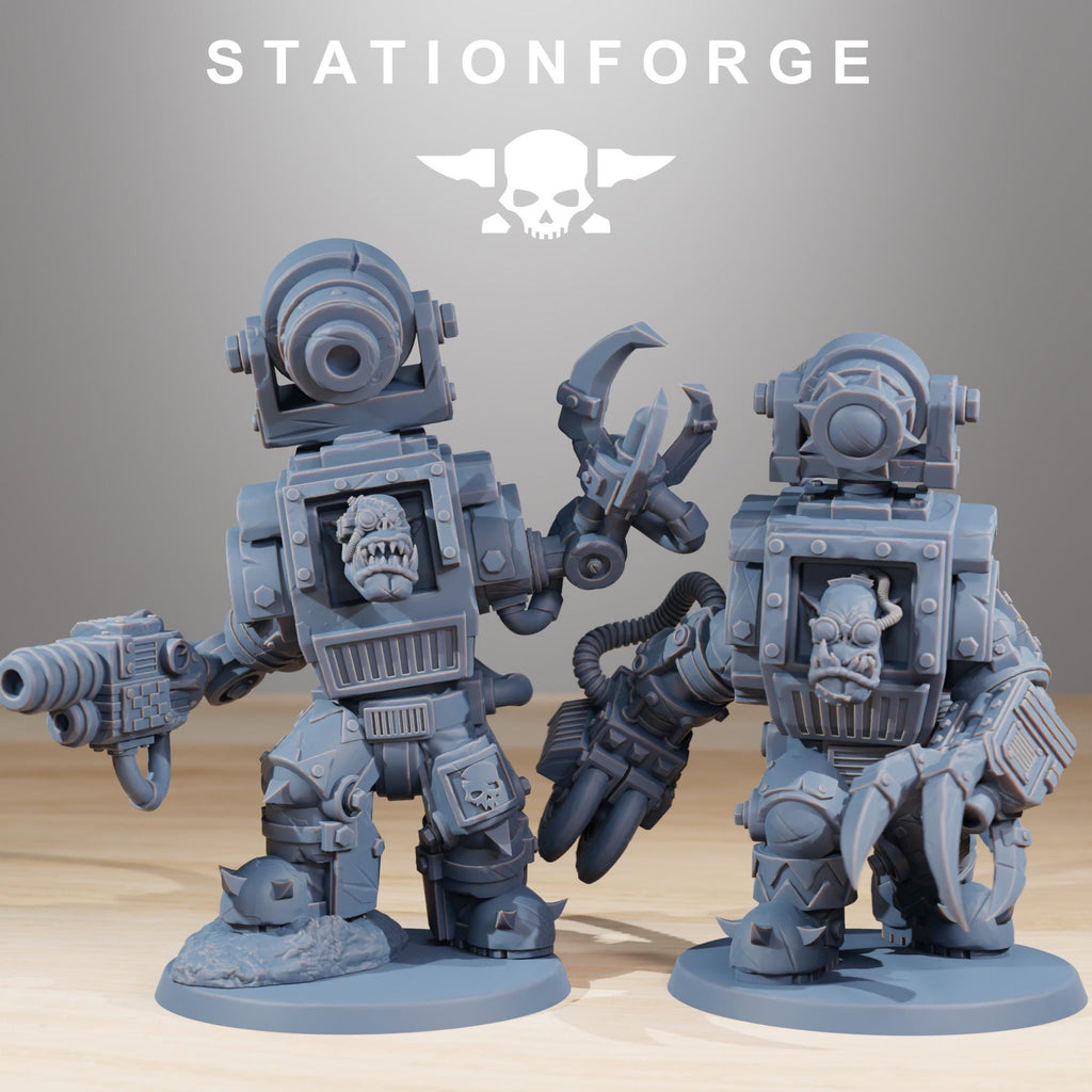 Orkaz Steelbrutes  10 Models - in 12k - by Station Forge