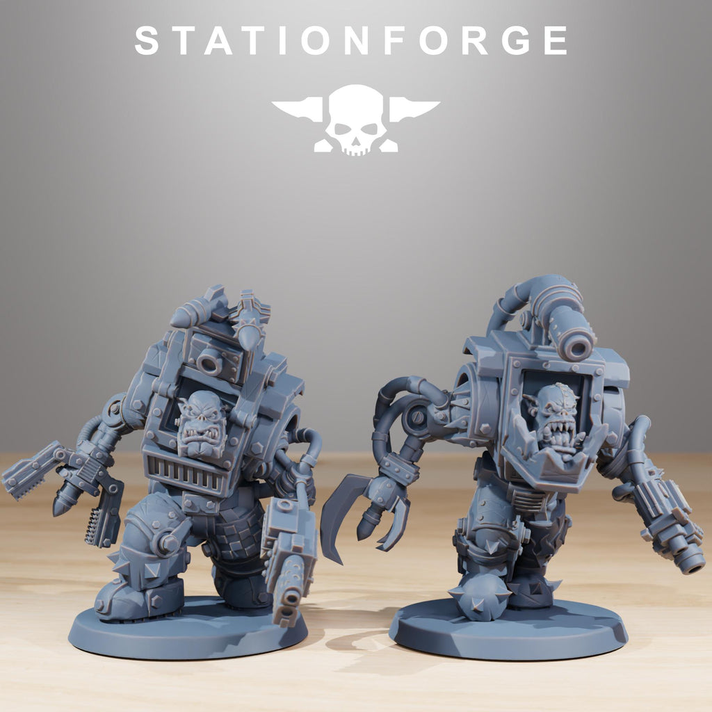 Orkaz Steelbrutes  10 Models - in 12k - by Station Forge