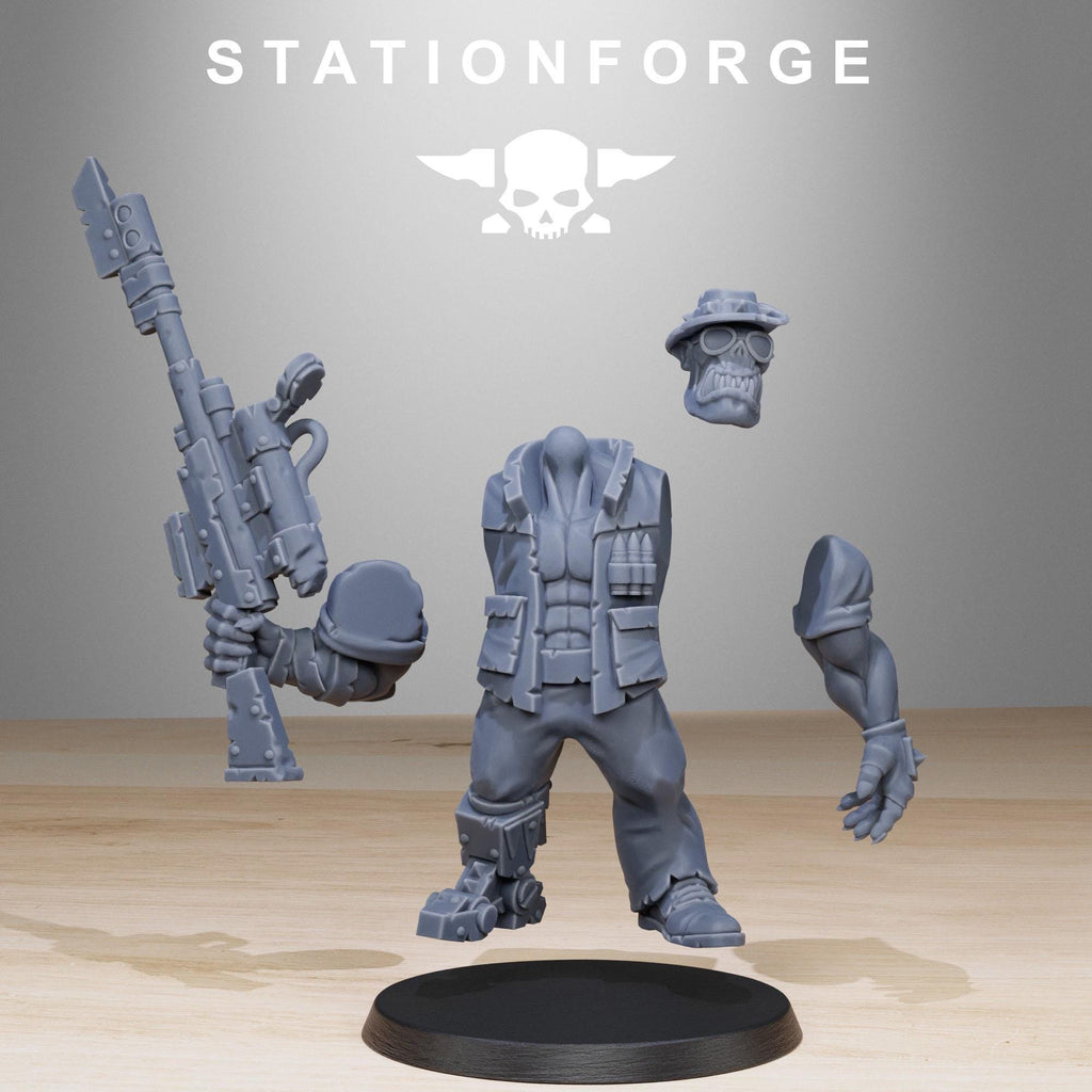 Orkaz Team Fighters 11 models - in 12k - by station Forge