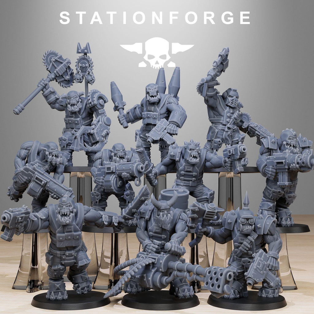 Orkaz Spec Team 10 models - in 12k - by station Forge