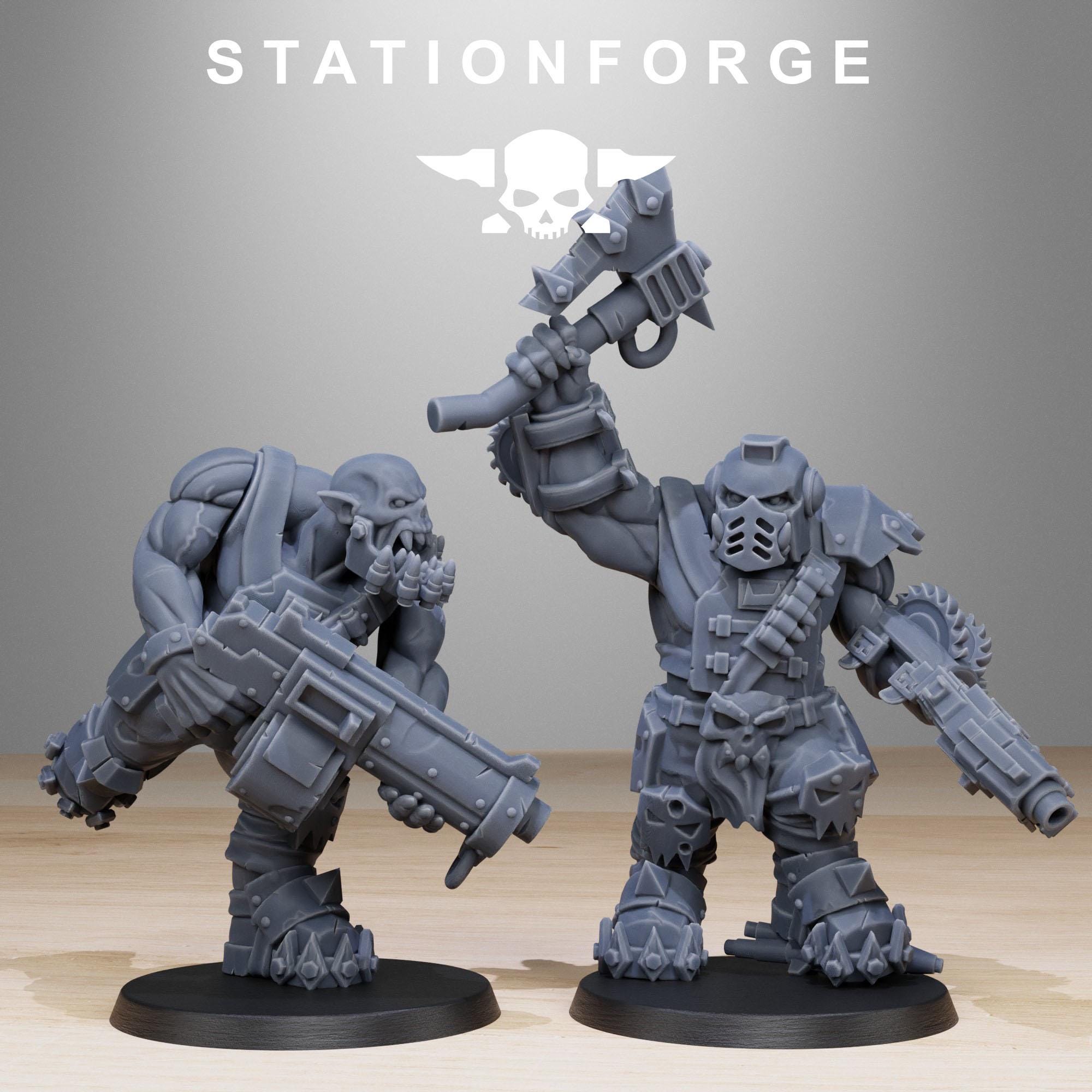 Orkaz Spec Team 10 models - in 12k - by station Forge