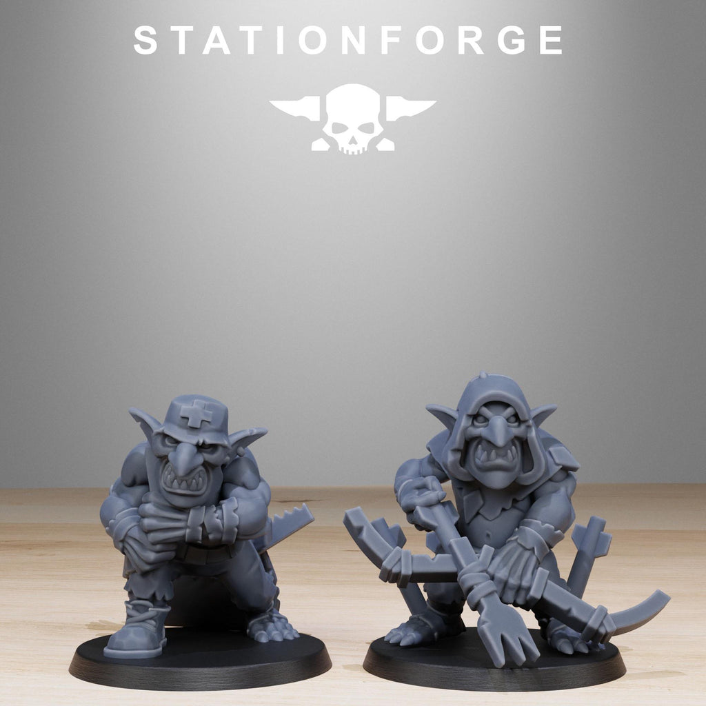 Gobs Infantry Reborn 20 models - in 12k - by station Forge