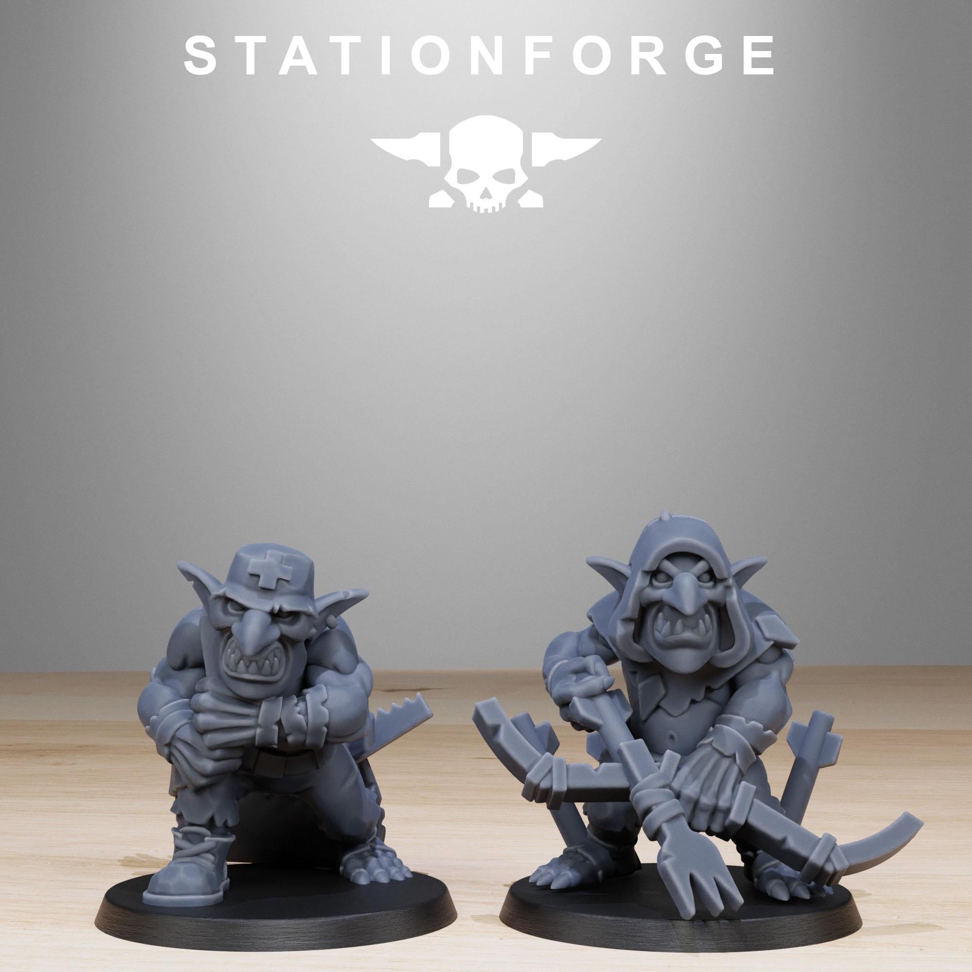 Gobs Infantry Reborn 20 models - in 12k - by station Forge