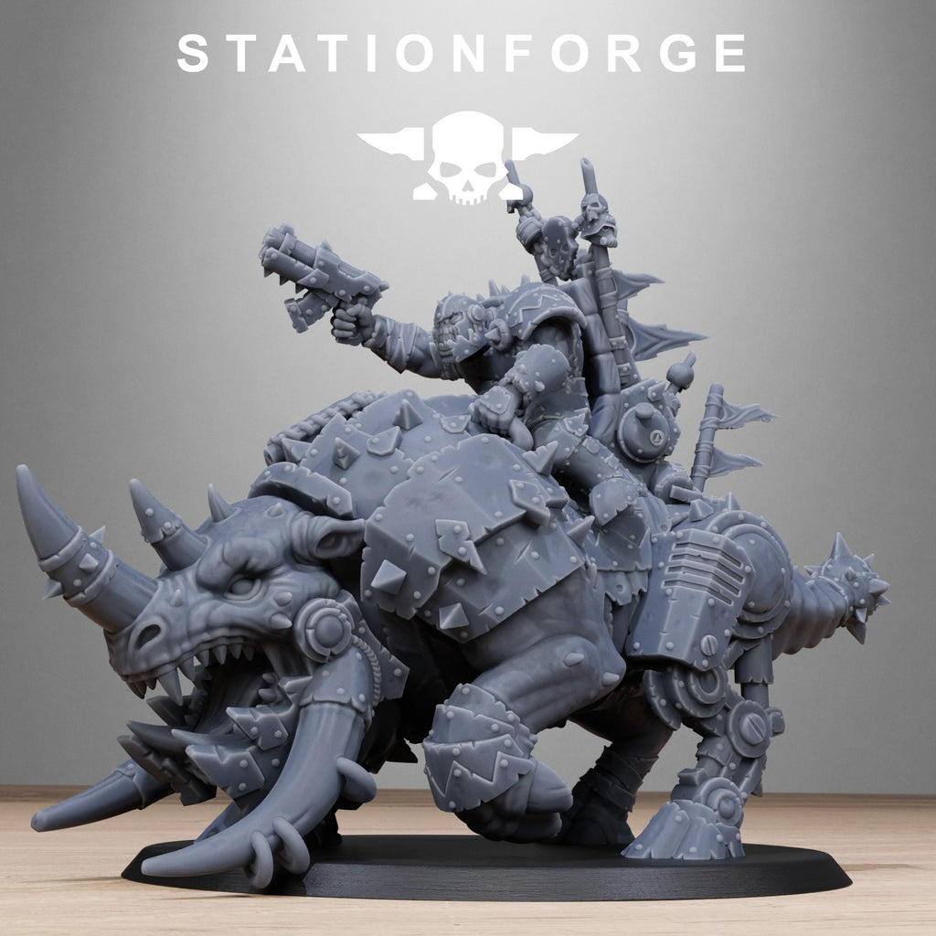 Orkaz Brast-Rider Warlord - in 12k - by Station Forge