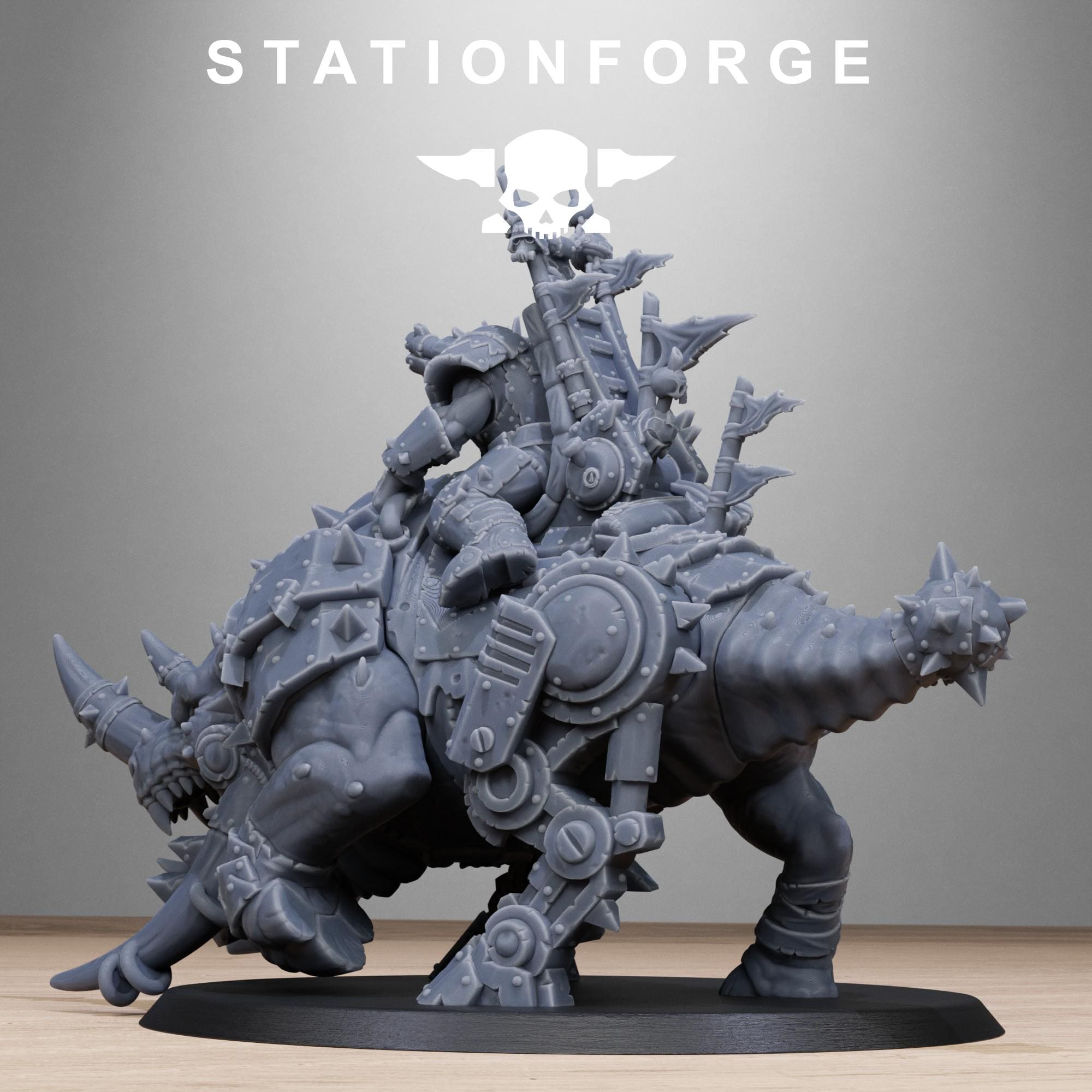 Orkaz Brast-Rider Warlord - in 12k - by Station Forge